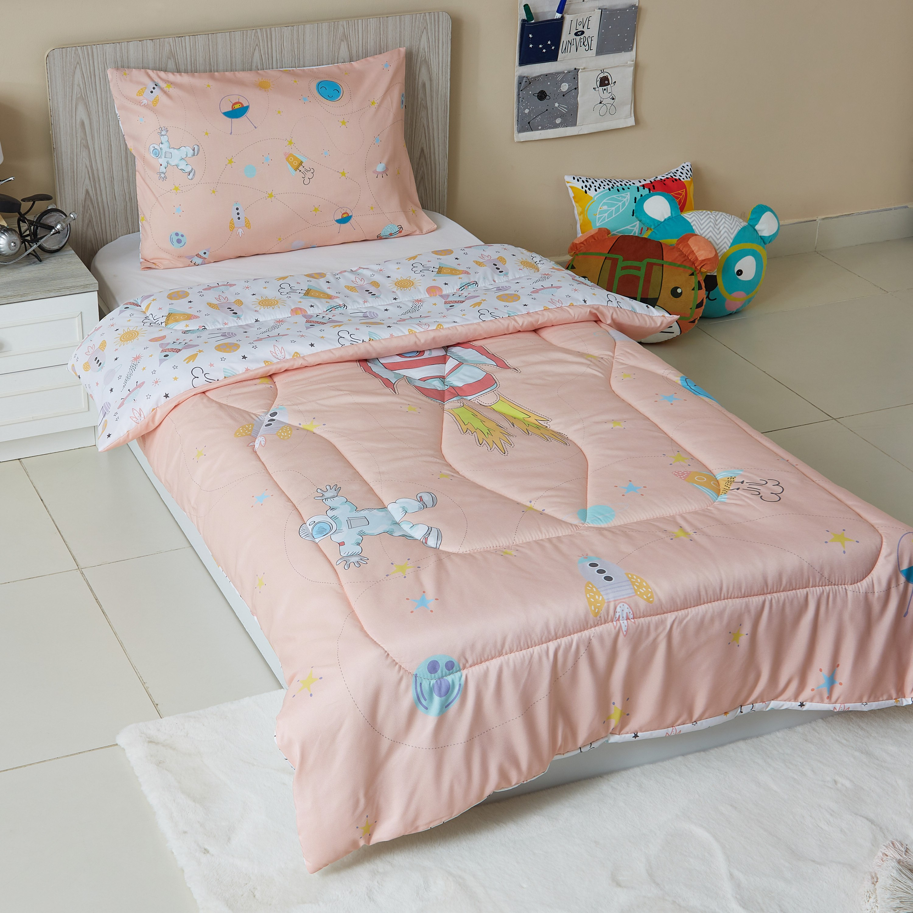Modish Rocket 2-Piece Comforter Set - 100x170 cm-hbxhomeware-hbxkidsandyouth-image-2