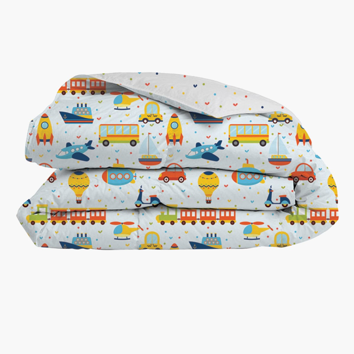 طقم لحاف بتصميم وسائل نقل قطعتين من موديش - 140x240 سم-hbxhomeware-hbxkidsandyouth-image-4