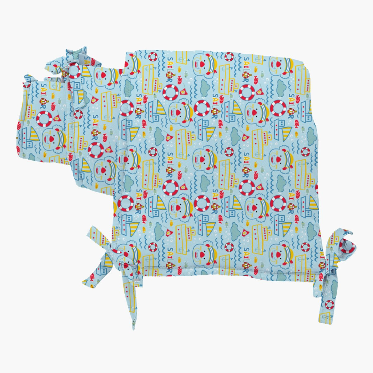 طقم لحاف للأطفال بطبعات بحرية 4 قطع - 132×104 سم-hbxhomeware-hbxkidsandyouth-image-4