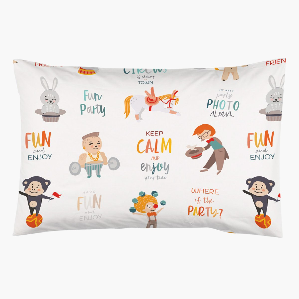 طقم لحاف للأطفال بطبعات سيرك 4 قطع - 132×104 سم-hbxhomeware-hbxkidsandyouth-image-5