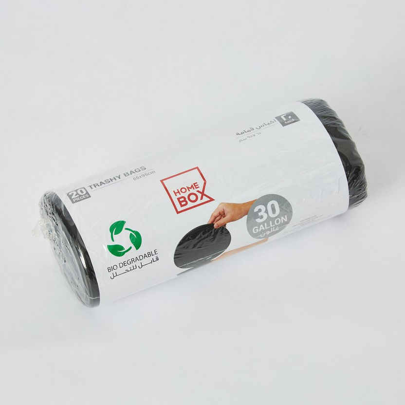 Trashy 20-Piece Biodegradable Bag Set - 30 Gallons-Waste Bins-image-3