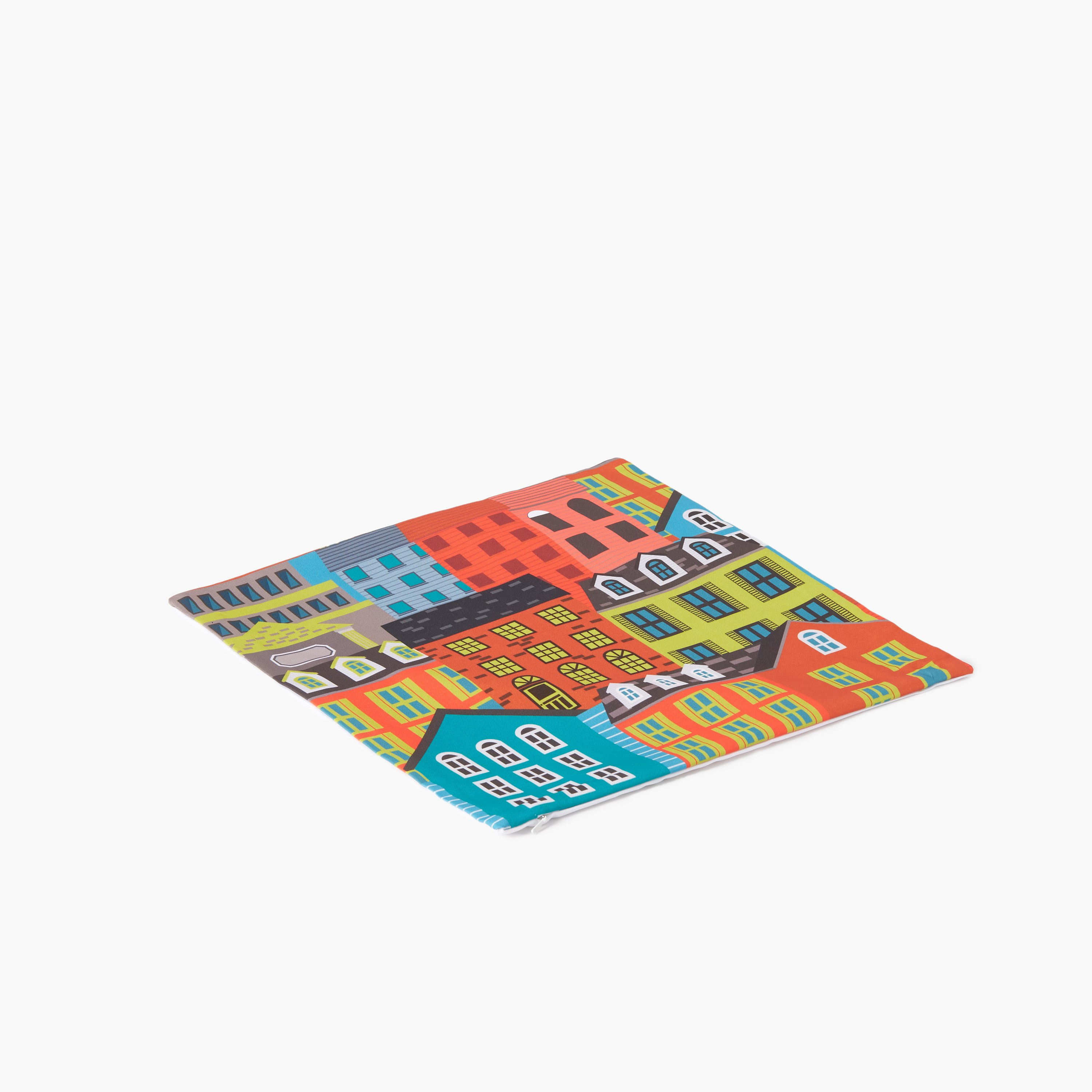 غطاء وسادة بطبعات سيتي سكيب إندي فايب - 40x40 سم-hbxhomeware-cushionsandcovers-cushioncovers-image-6