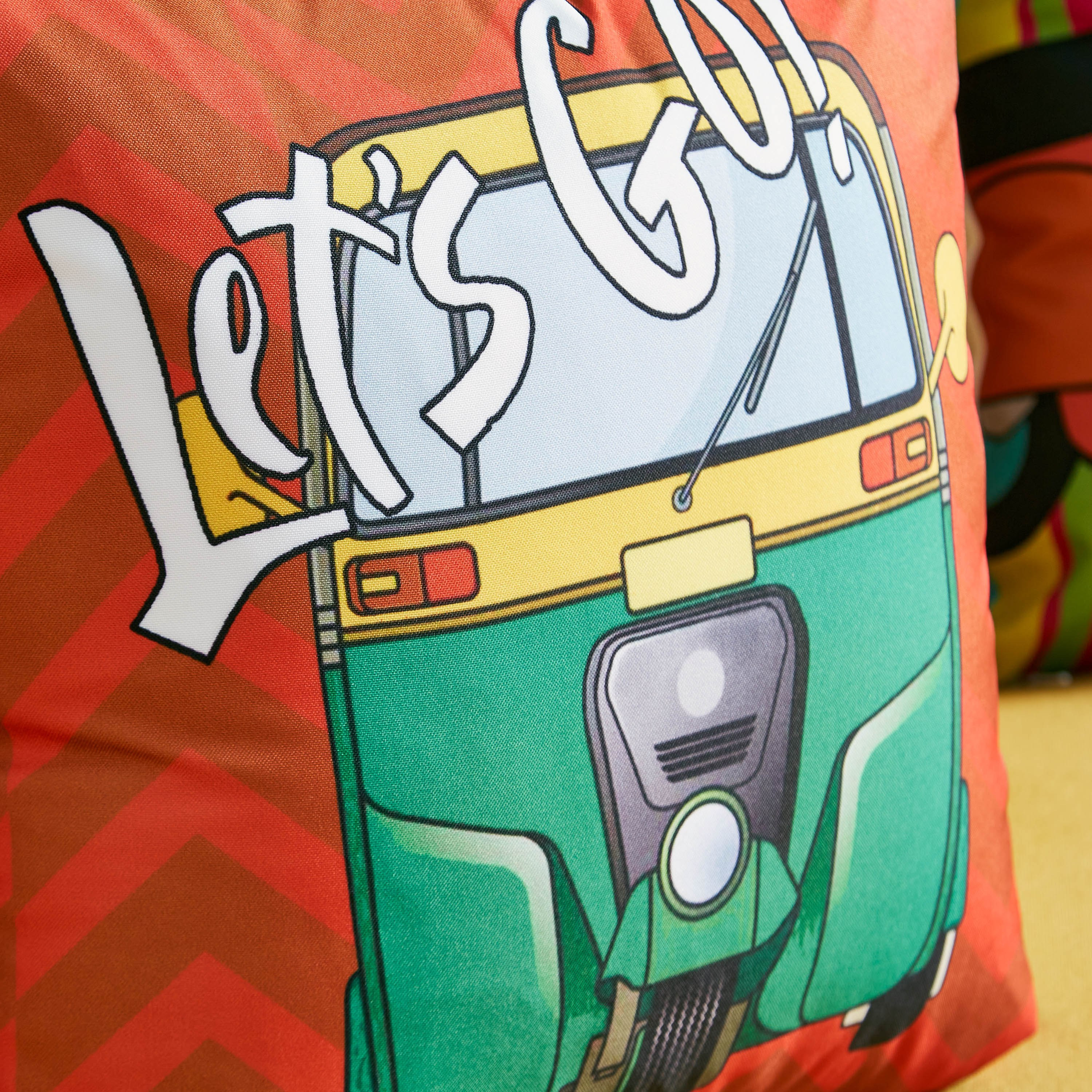 Indie Vibe Let's Go Printed Cushion Cover - 40x40 cm-PROMO_HB_AE_B1G1_250925-image-2