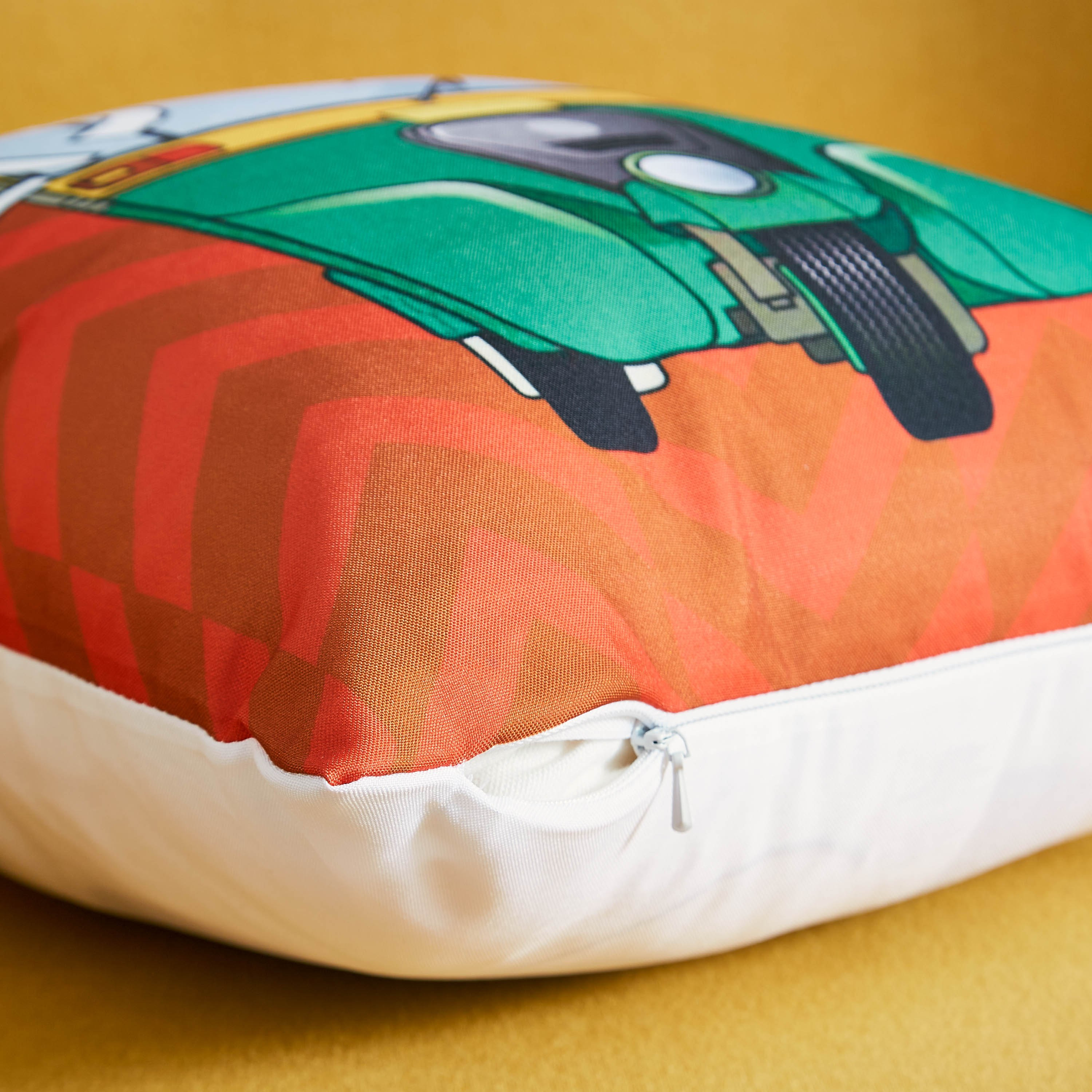 Indie Vibe Let's Go Printed Cushion Cover - 40x40 cm-PROMO_HB_AE_B1G1_250925-image-3