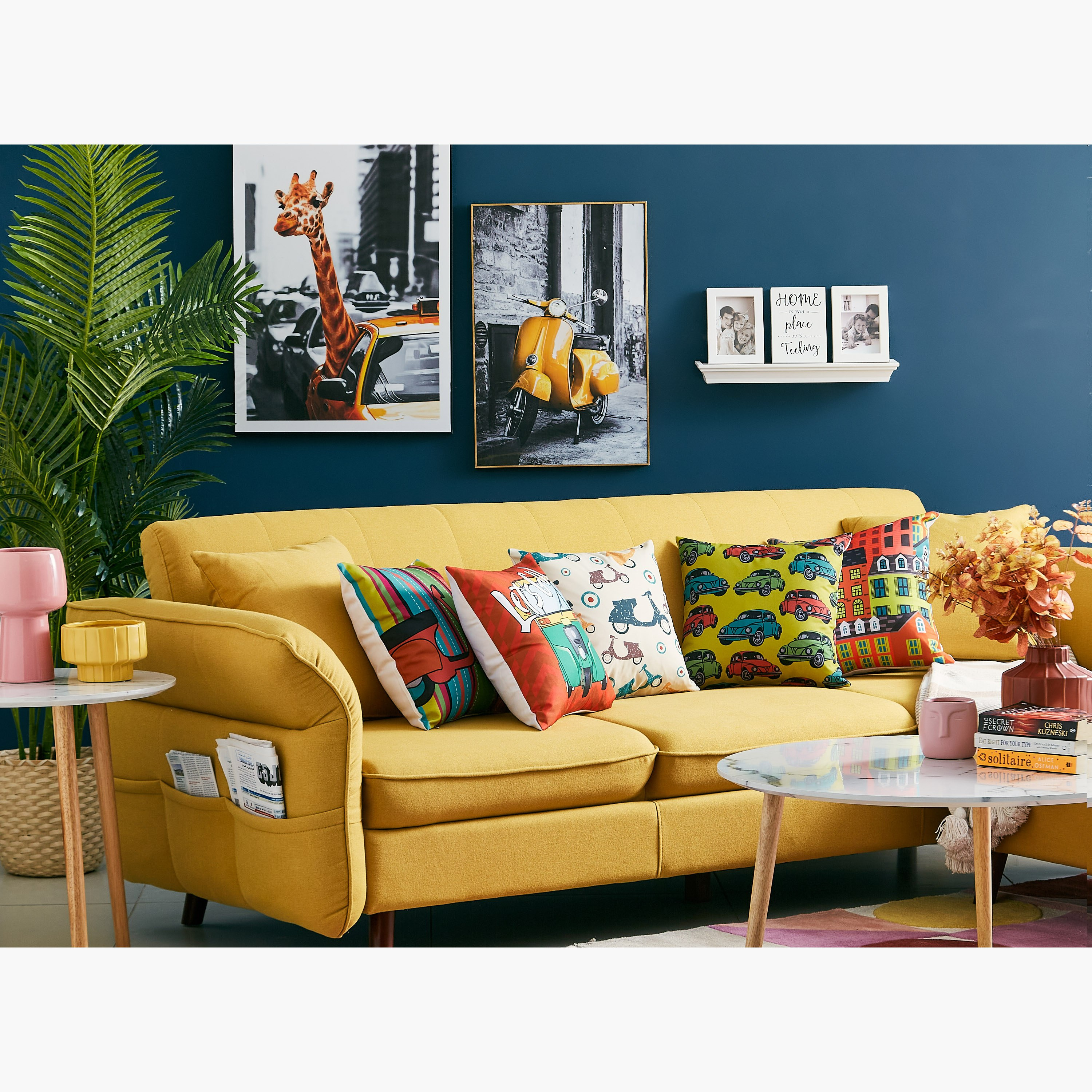Indie Vibe Stripes Printed Cushion Cover- 40x40 cm-hbxhomeware-cushionsandcovers-cushioncovers-image-4