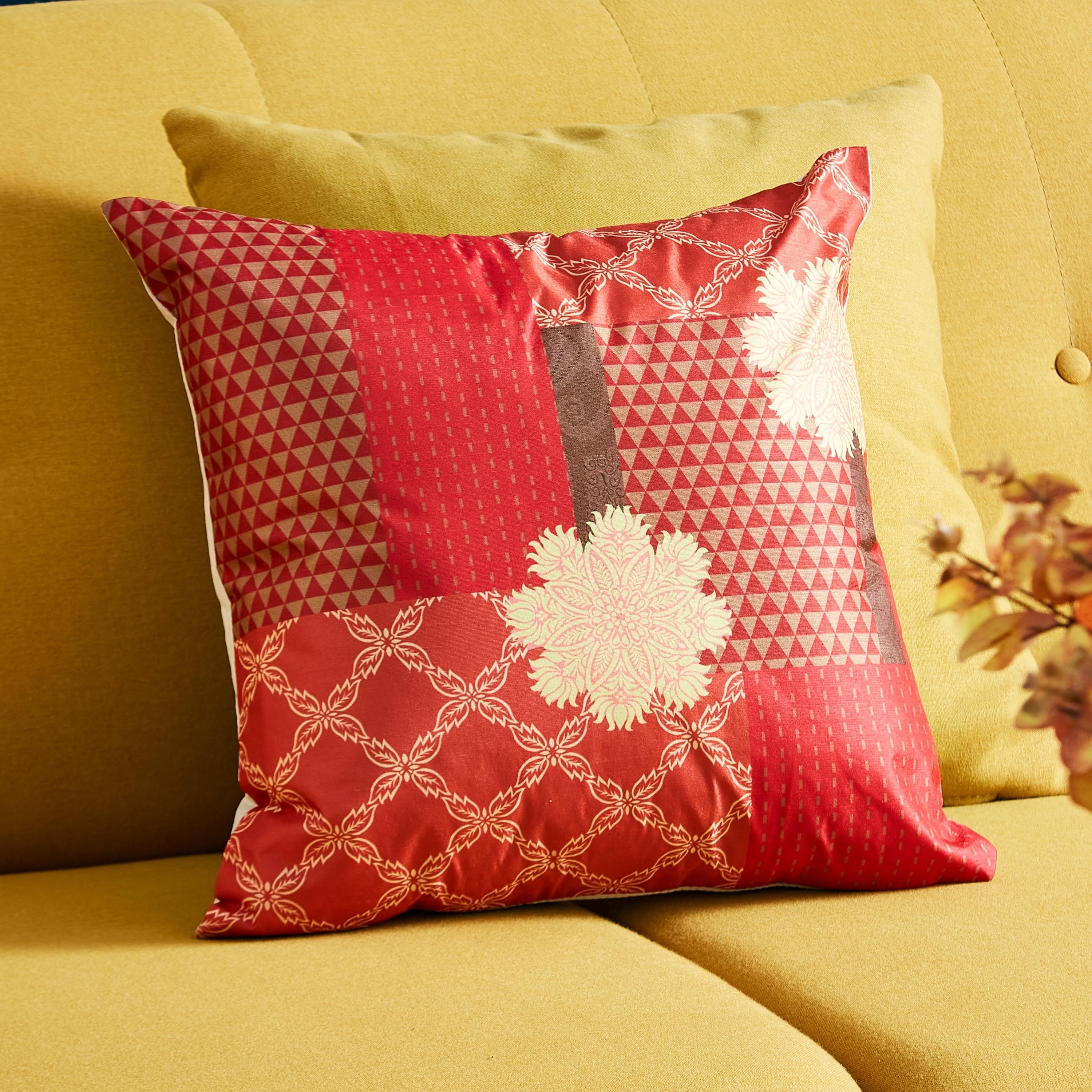 غطاء وسادة بطبعات من إيدوكي- 40x40 سم-hbxhomeware-cushionsandcovers-cushioncovers-image-1