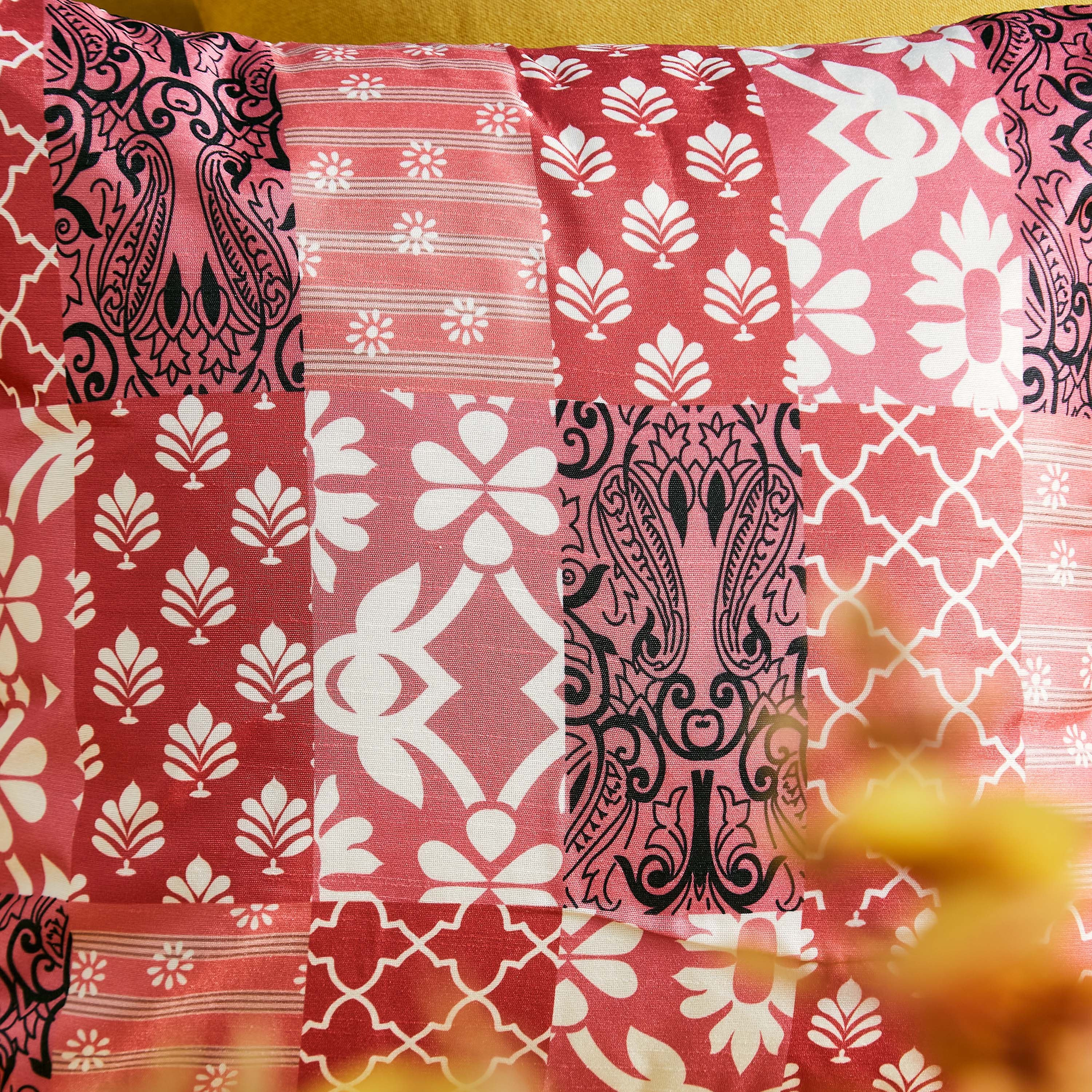 غطاء وسادة بطبعات مخططة من مانداوا- 40x40 سم-hbxhomeware-cushionsandcovers-cushioncovers-image-2