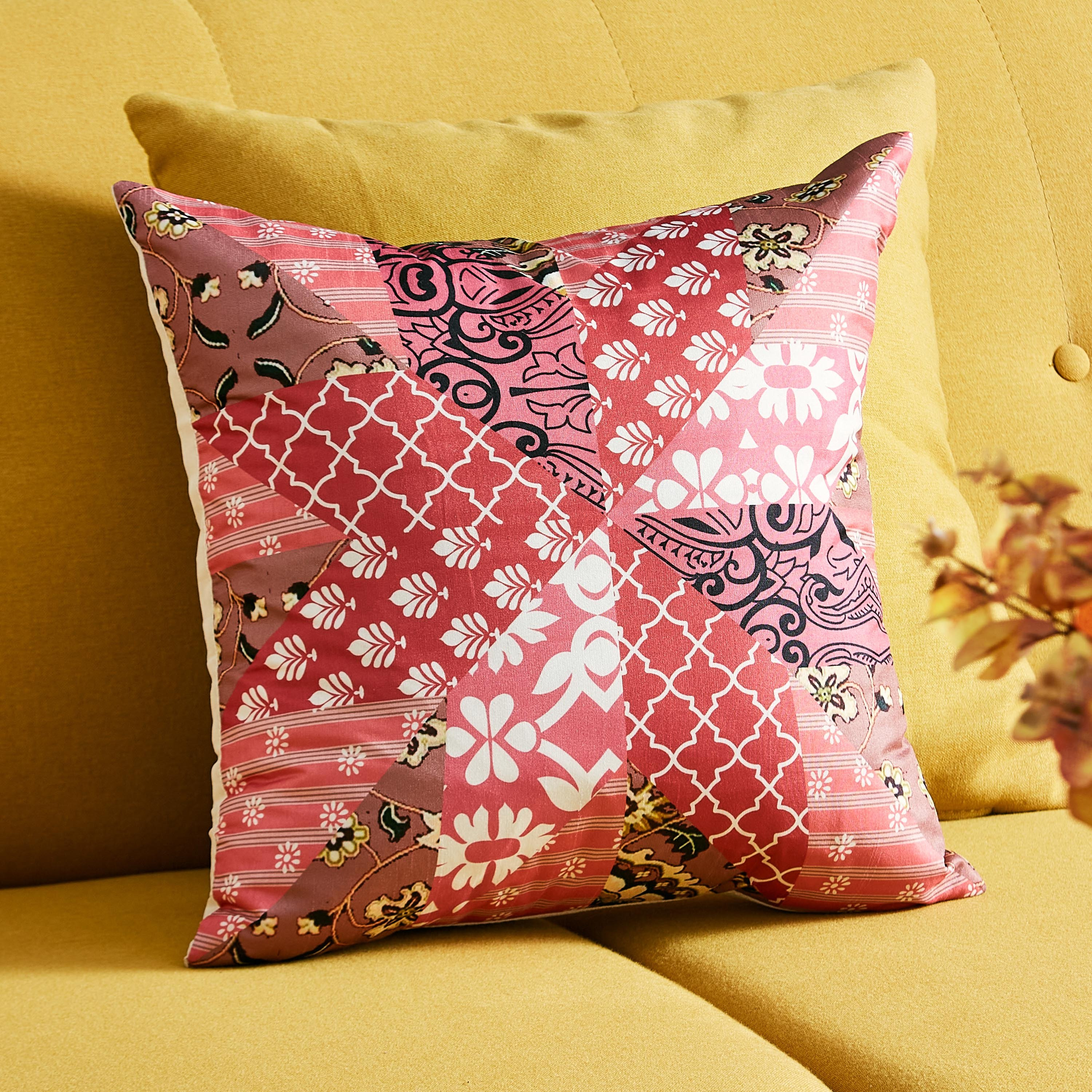 غطاء وسادة بطبعات من مانداوا- 40x40 سم-hbxhomeware-cushionsandcovers-cushioncovers-image-1