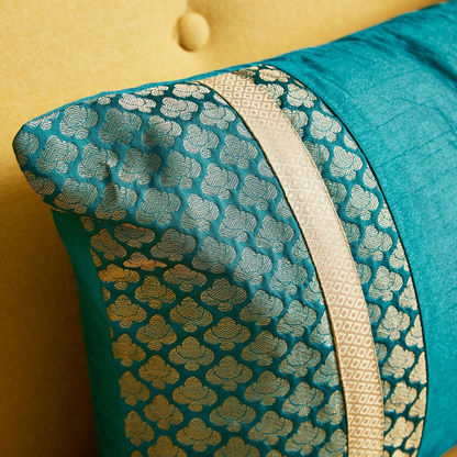 Yana Jacquard Patchwork Cushion Cover - 30x50 cms