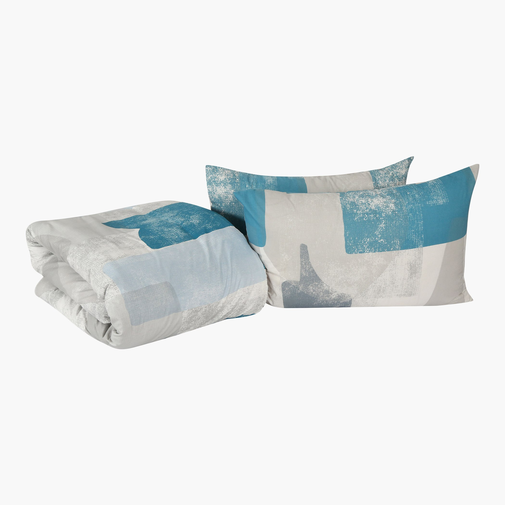 طقم غطاء لحاف قطن مزدوج بطبعات 3 قطع من ناتشرال ليفينج أليسون - 150x220 سم-hbxhomeware-hbxdecorandfurnishings-image-3