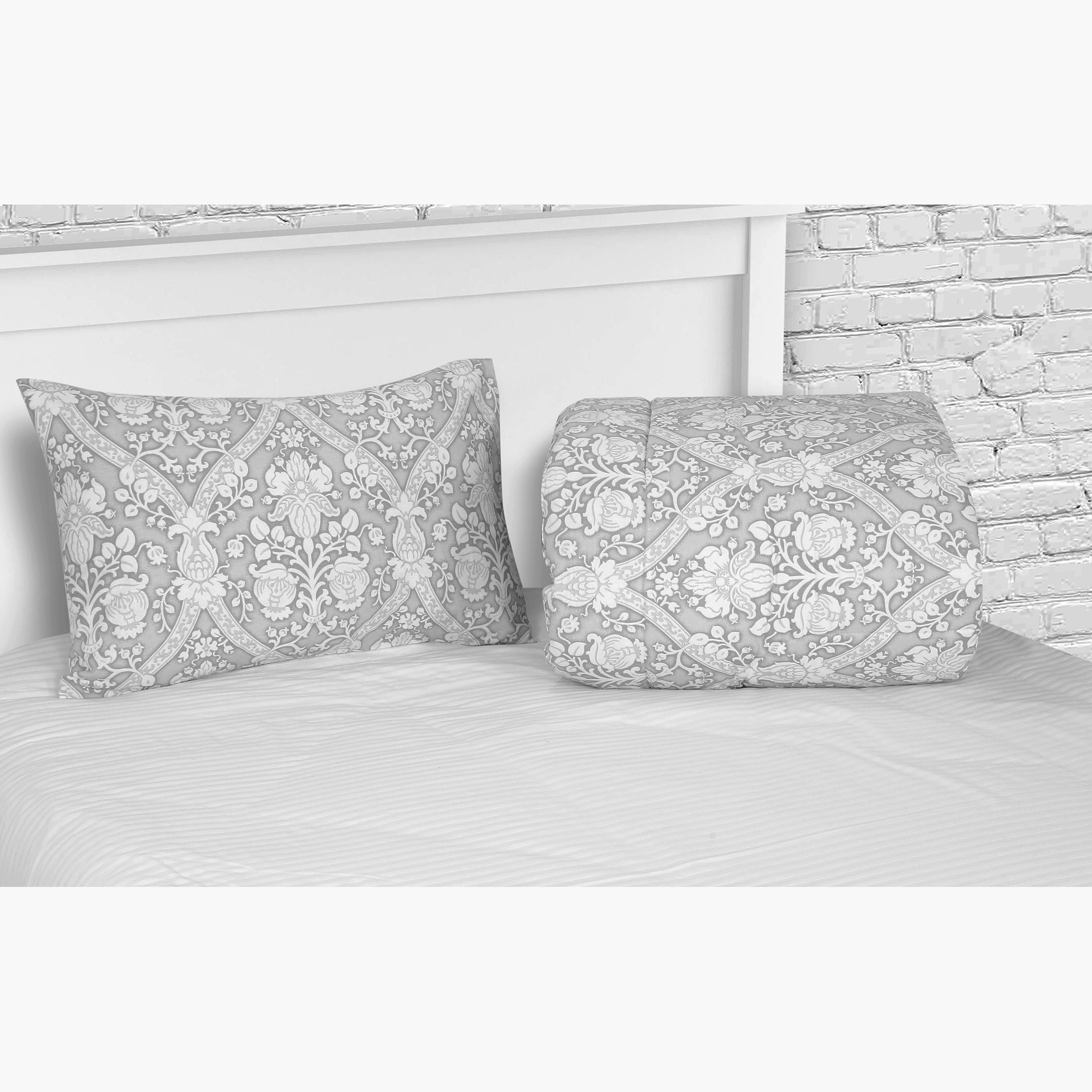 طقم لحاف فردي قطن قطعتين بطبعات من مونوكروم لاكجيري جيانا - 135x220 سم-PROMO_HB_AE_B1G1_250925-image-4