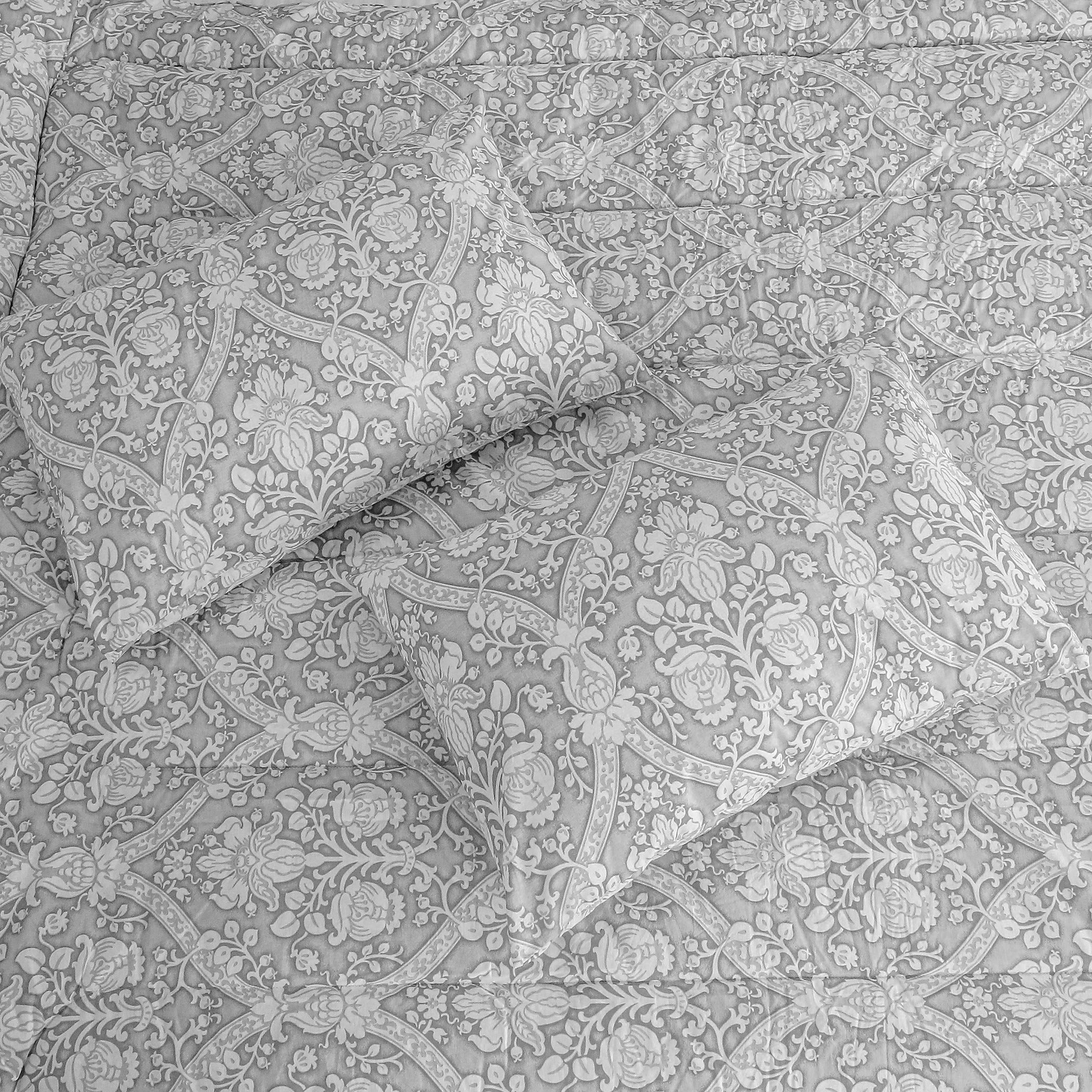 طقم لحاف مزدوج قطني بطبعات 3 قطع من مونوكروم لاكشري جيانا - 160x220 سم-hbxhomeware-hbxdecorandfurnishings-image-2