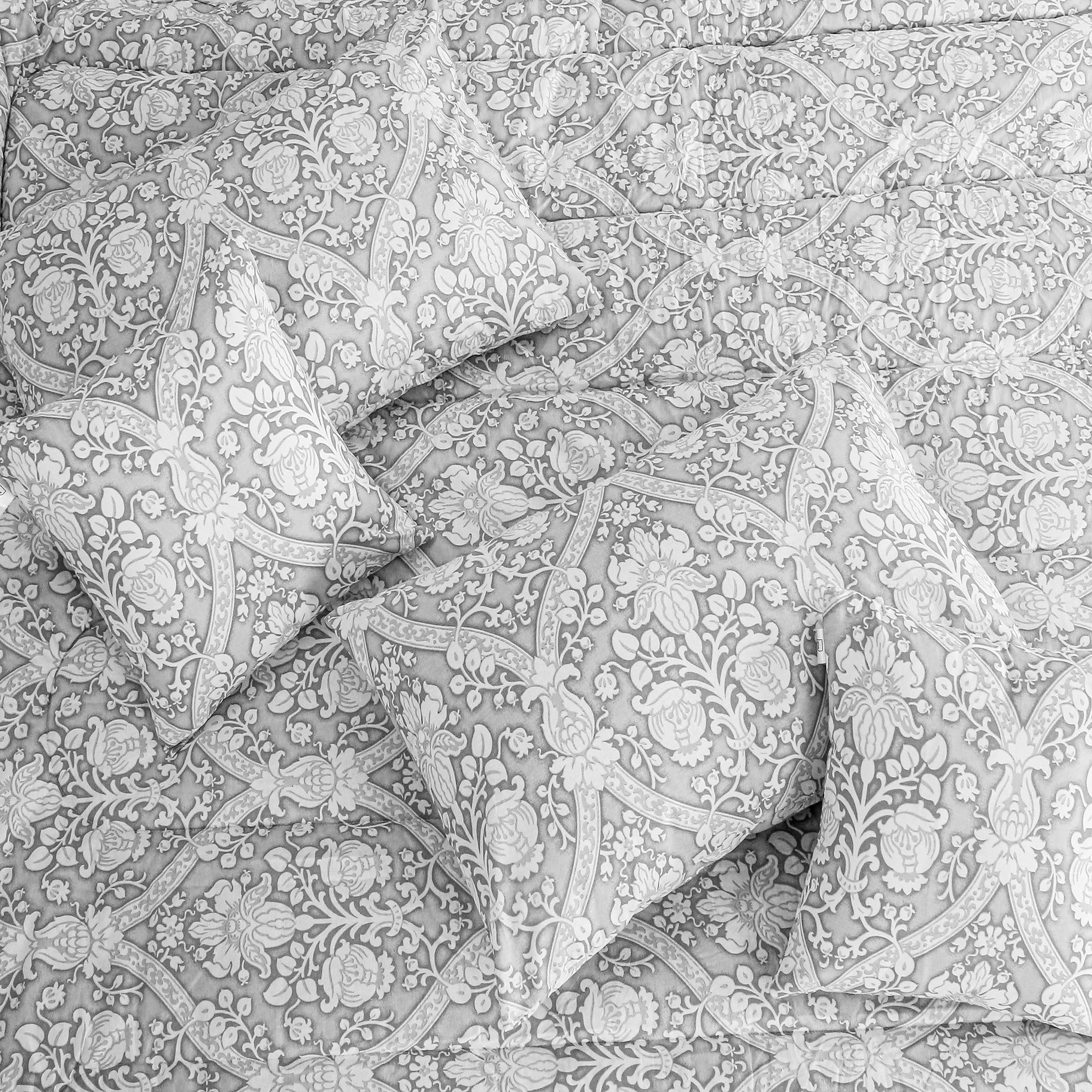 طقم لحاف كوين قطن 5 قطع لكجري جيانا من مونوكروم - 200x240 سم-hbxhomeware-hbxdecorandfurnishings-image-2
