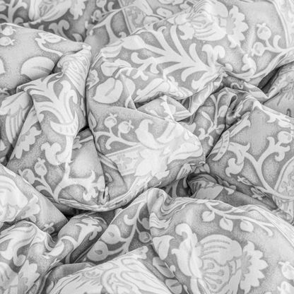 Monochrome Luxury Gianna 5-Piece Printed Cotton Queen Comforter Set - 200x240 cms