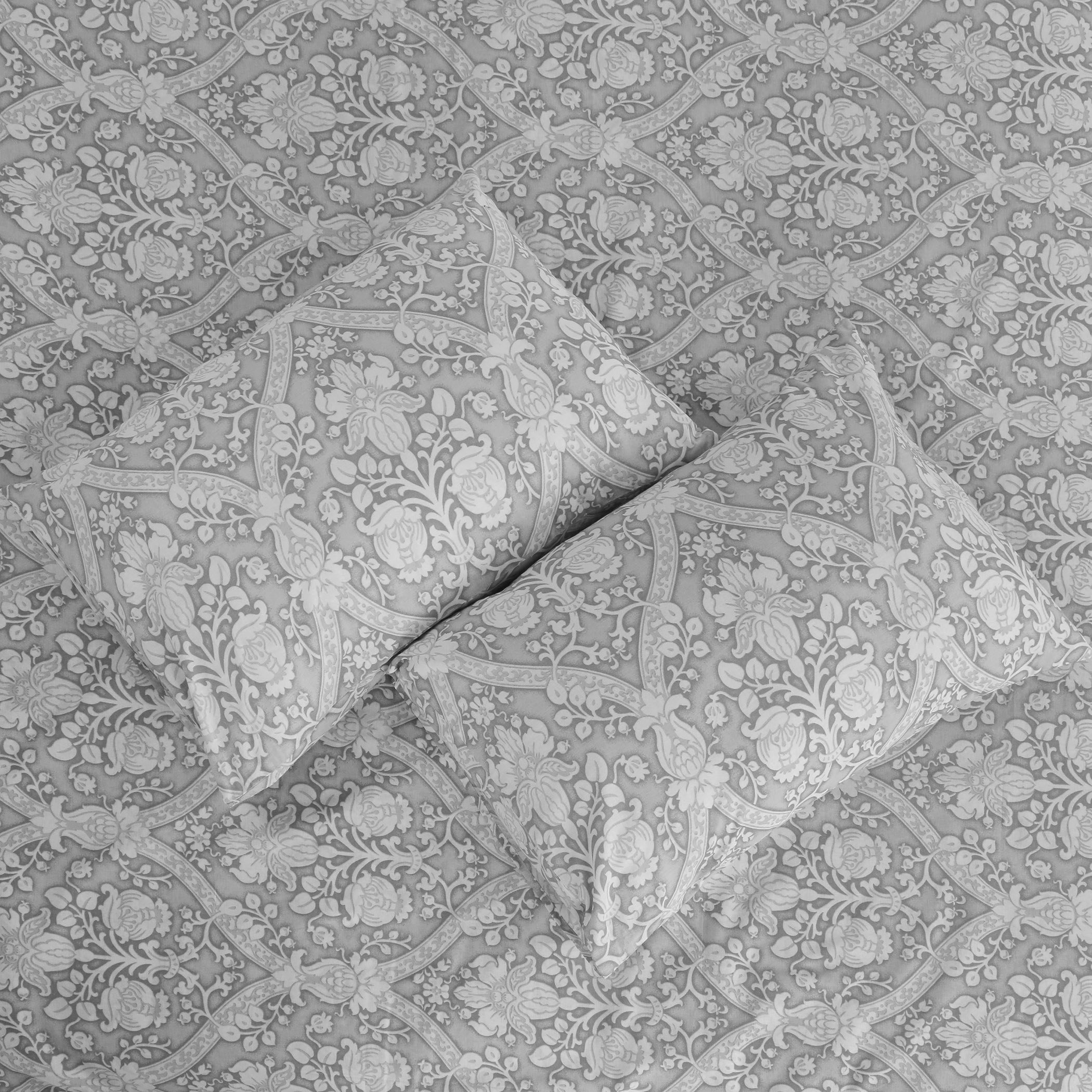 Monochrome Luxury Gianna 3-Piece Printed Cotton Twin Duvet Cover Set - 150x220 cm-PROMO_HB_AE_B1G1_250925-image-2