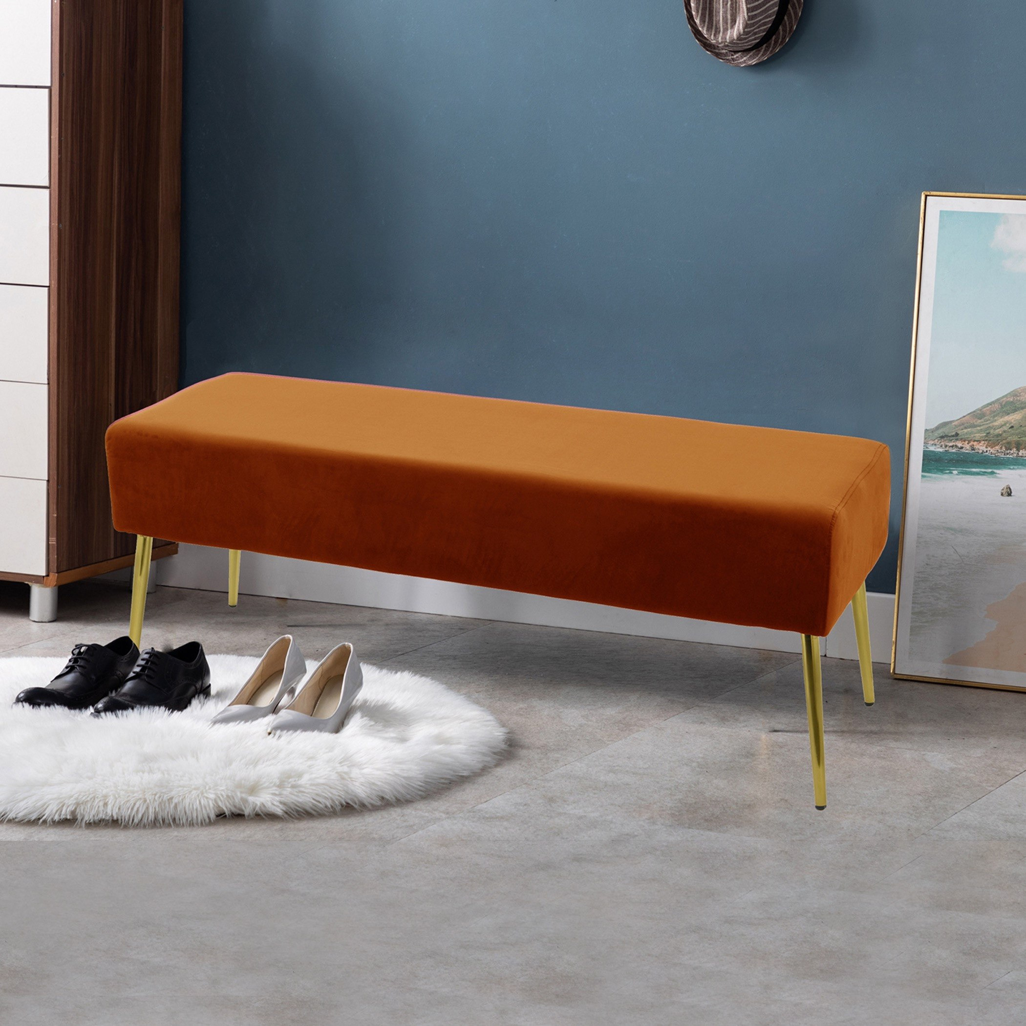 مقعد بنش سرير من سيليا-hbxfurniture-sofasandarmchairs-benches-image-1