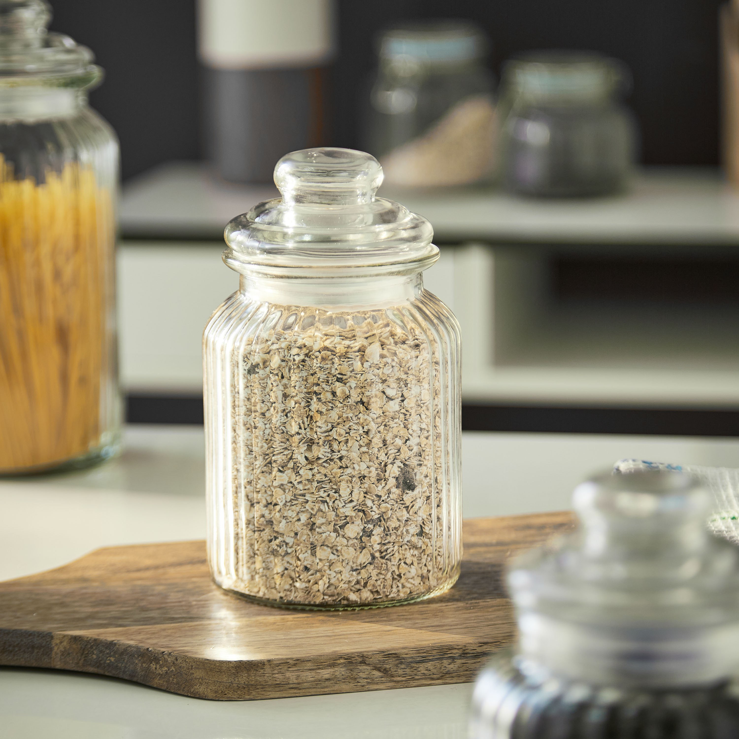 حاوية زجاجية محكمة الغلق - 1050 مل-hbxhomeware-hbxkitchen-image-1