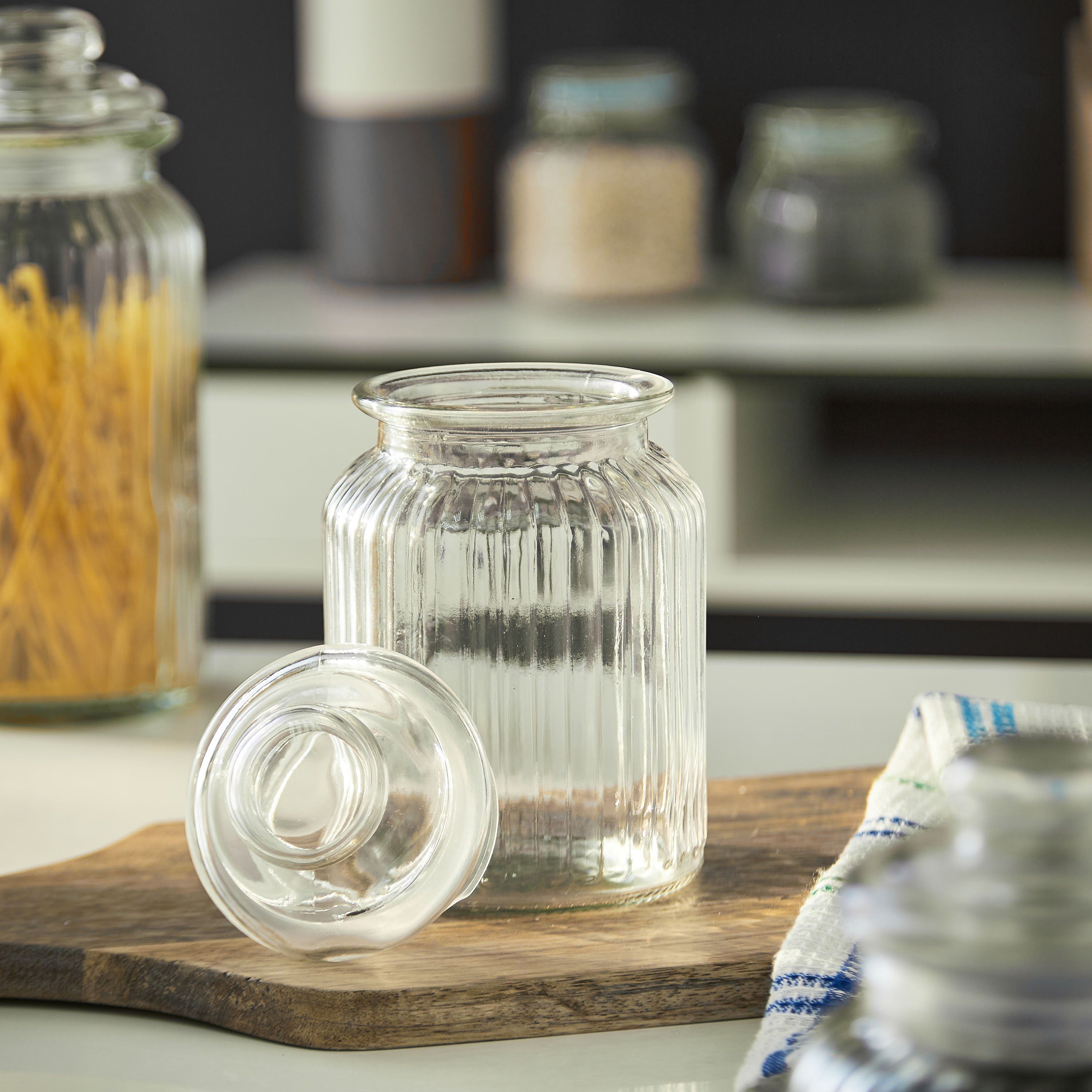 حاوية زجاجية محكمة الغلق - 1050 مل-hbxhomeware-hbxkitchen-image-3