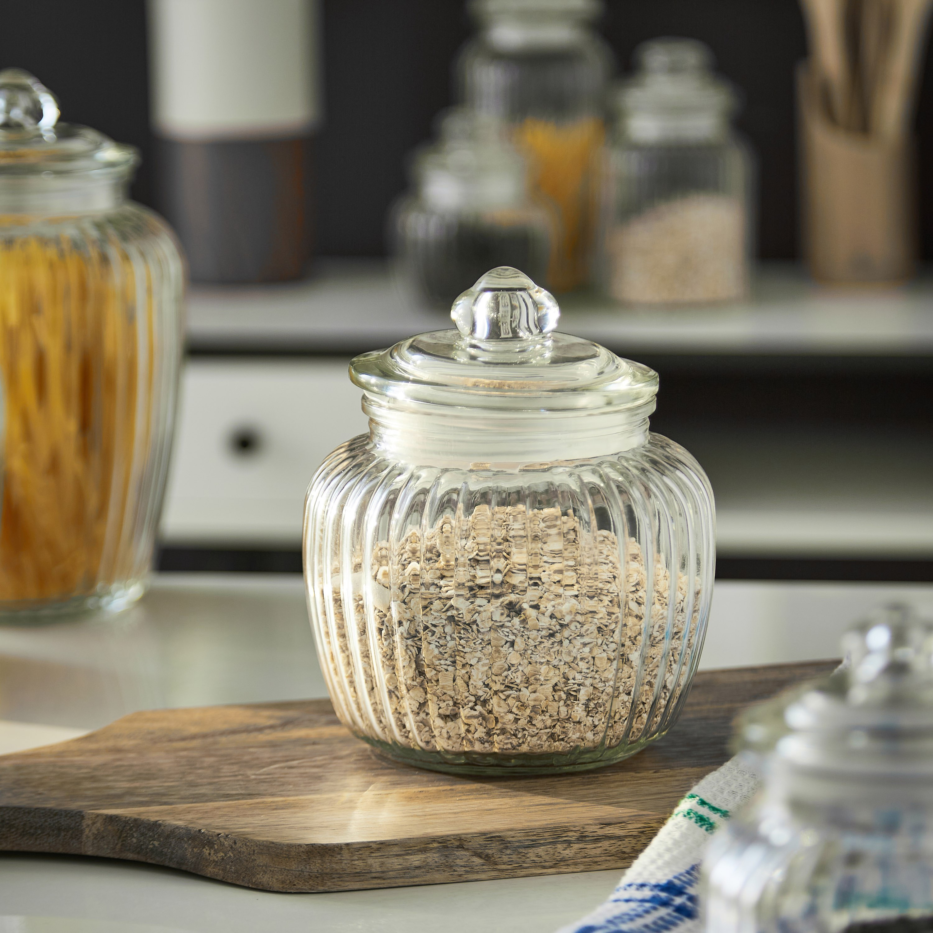حاوية زجاجية محكمة الغلق - 1300 مل-hbxhomeware-hbxkitchen-image-1