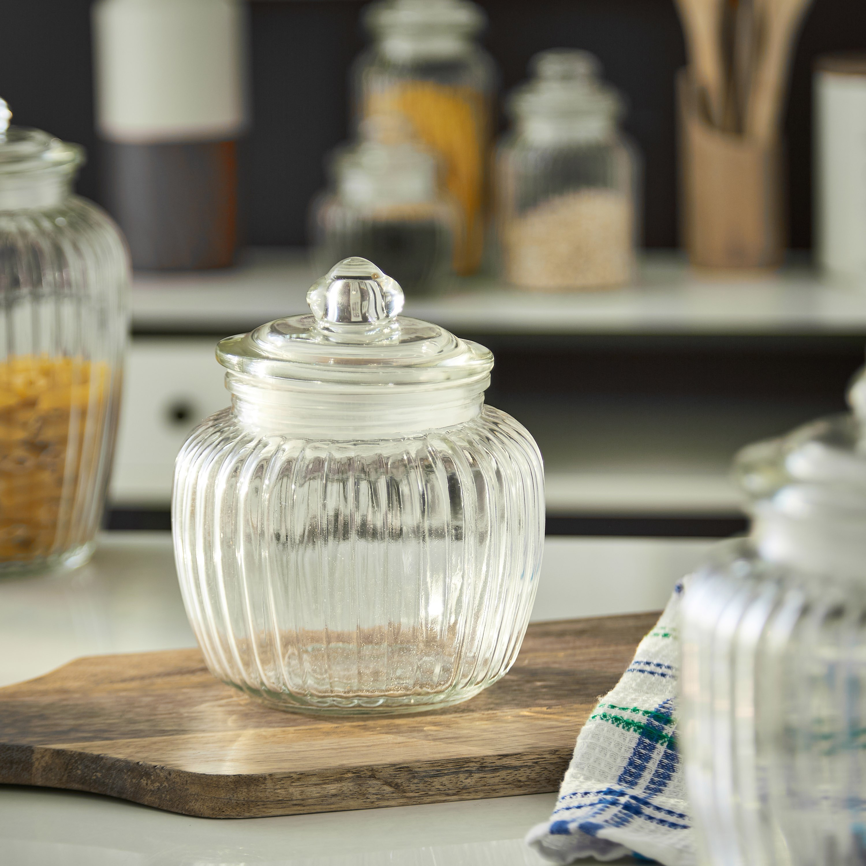 حاوية زجاجية محكمة الغلق - 1300 مل-hbxhomeware-hbxkitchen-image-2
