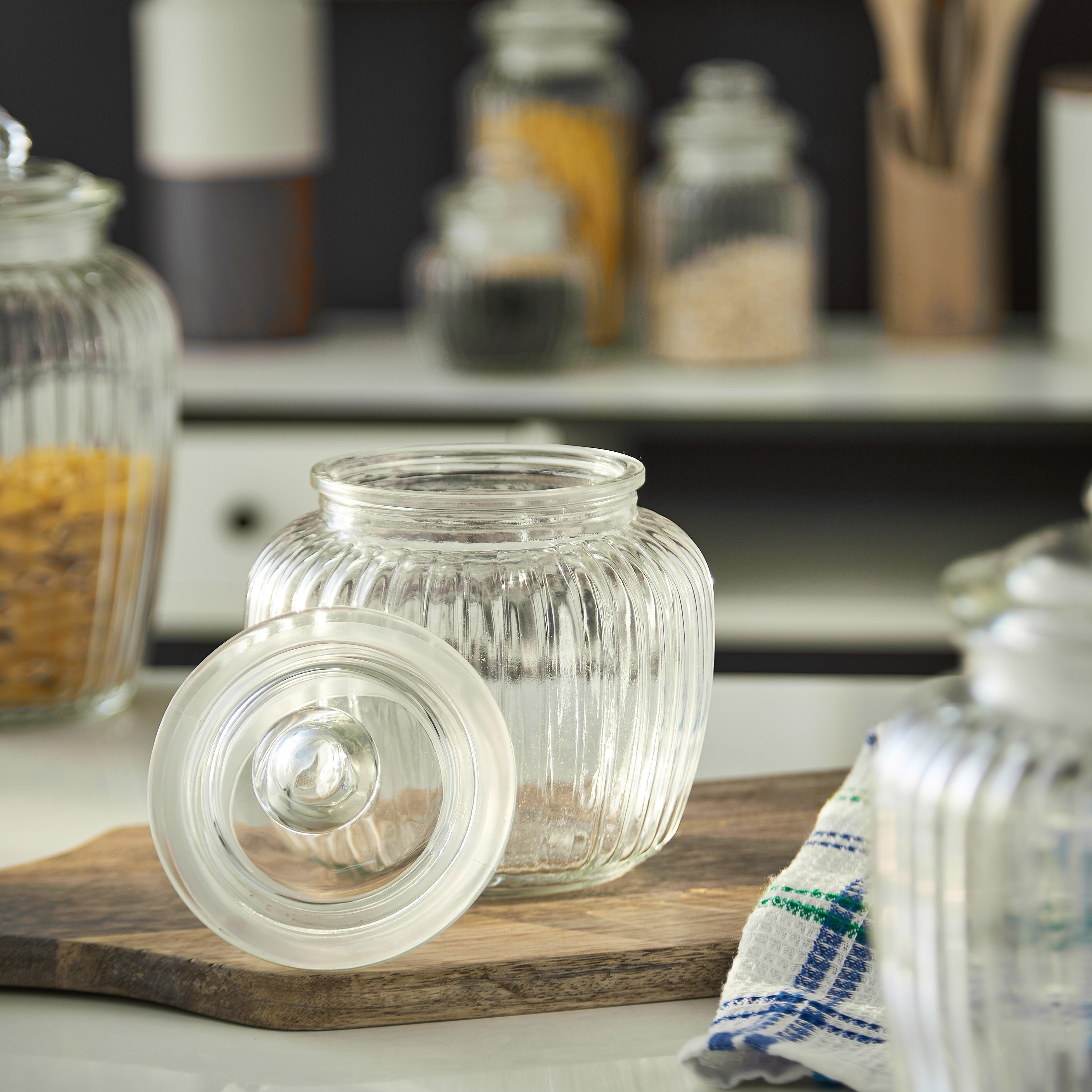 حاوية زجاجية محكمة الغلق - 1300 مل-hbxhomeware-hbxkitchen-image-3
