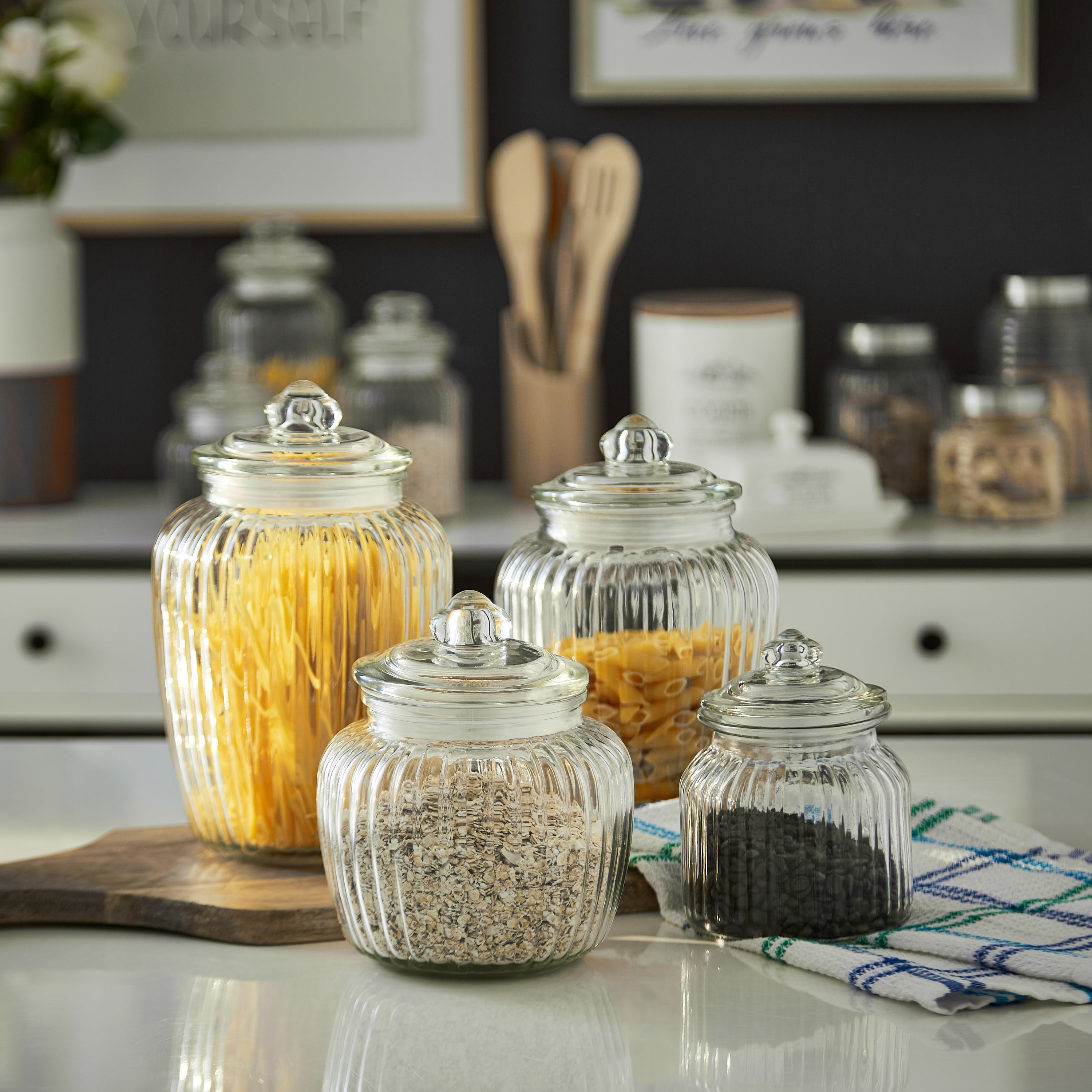حاوية زجاجية محكمة الغلق - 1300 مل-hbxhomeware-hbxkitchen-image-5