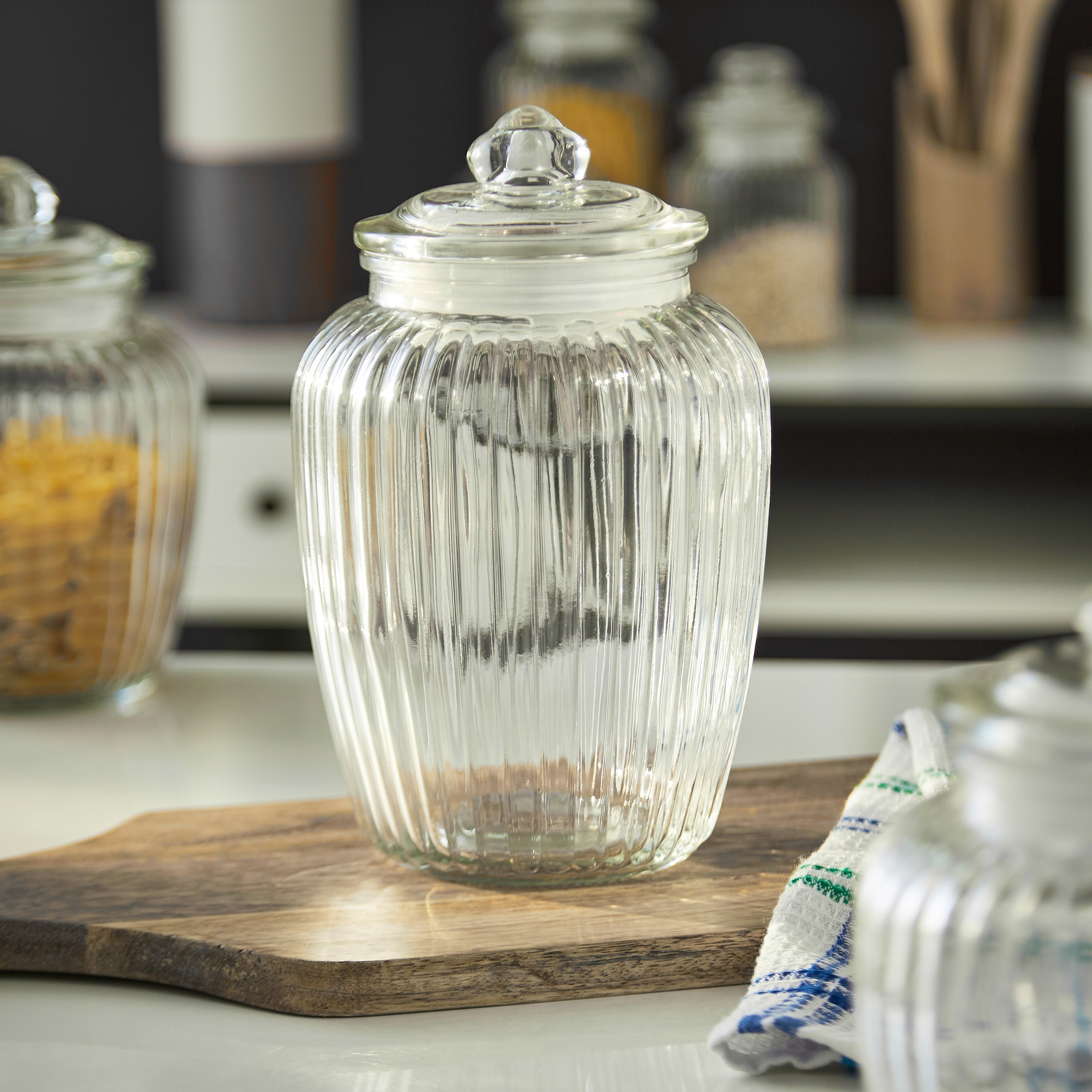حاوية زجاجية محكمة الغلق - 2200 مل-hbxhomeware-hbxkitchen-image-2