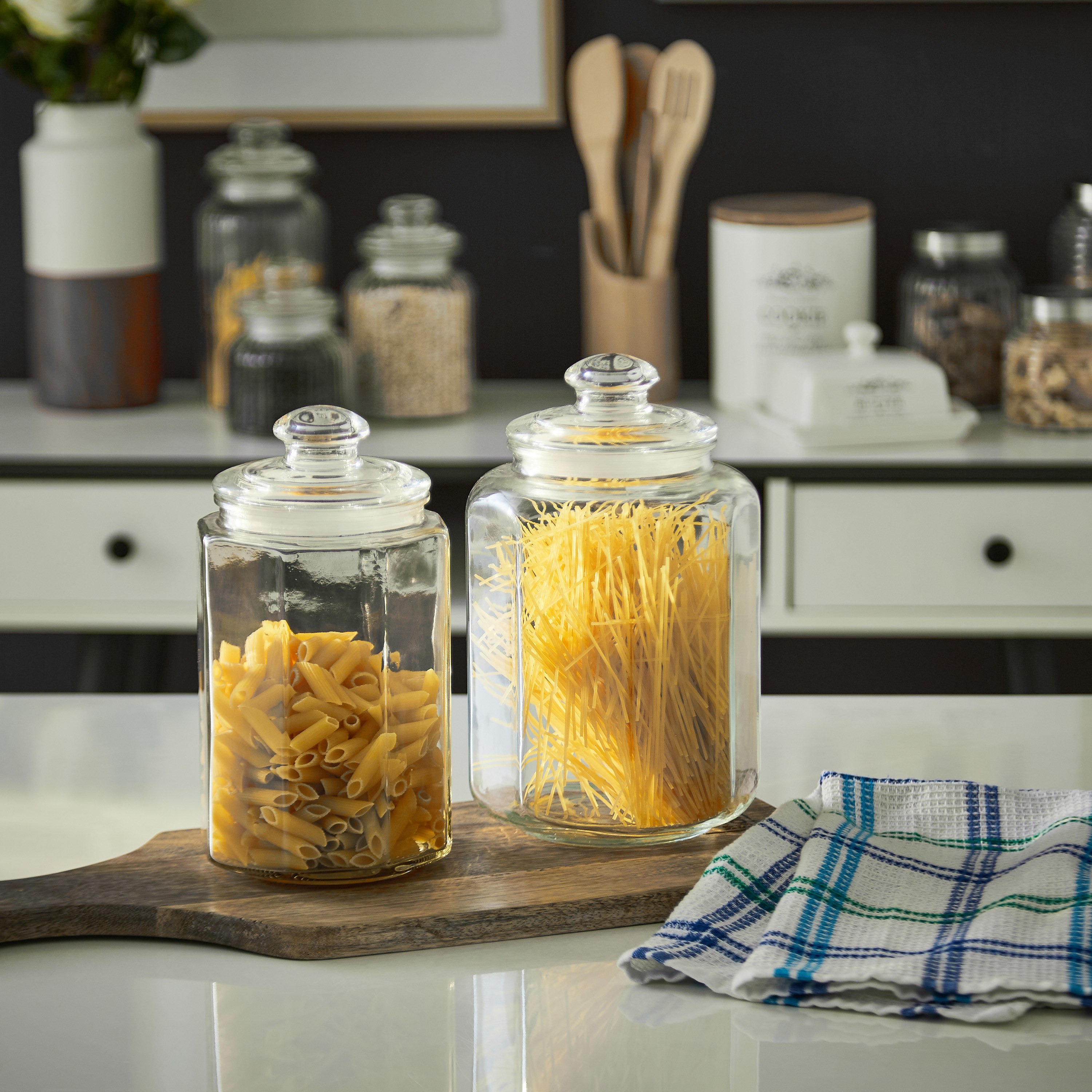 حاوية زجاجية محكمة الغلق - 1800 مل-hbxhomeware-hbxkitchen-image-5