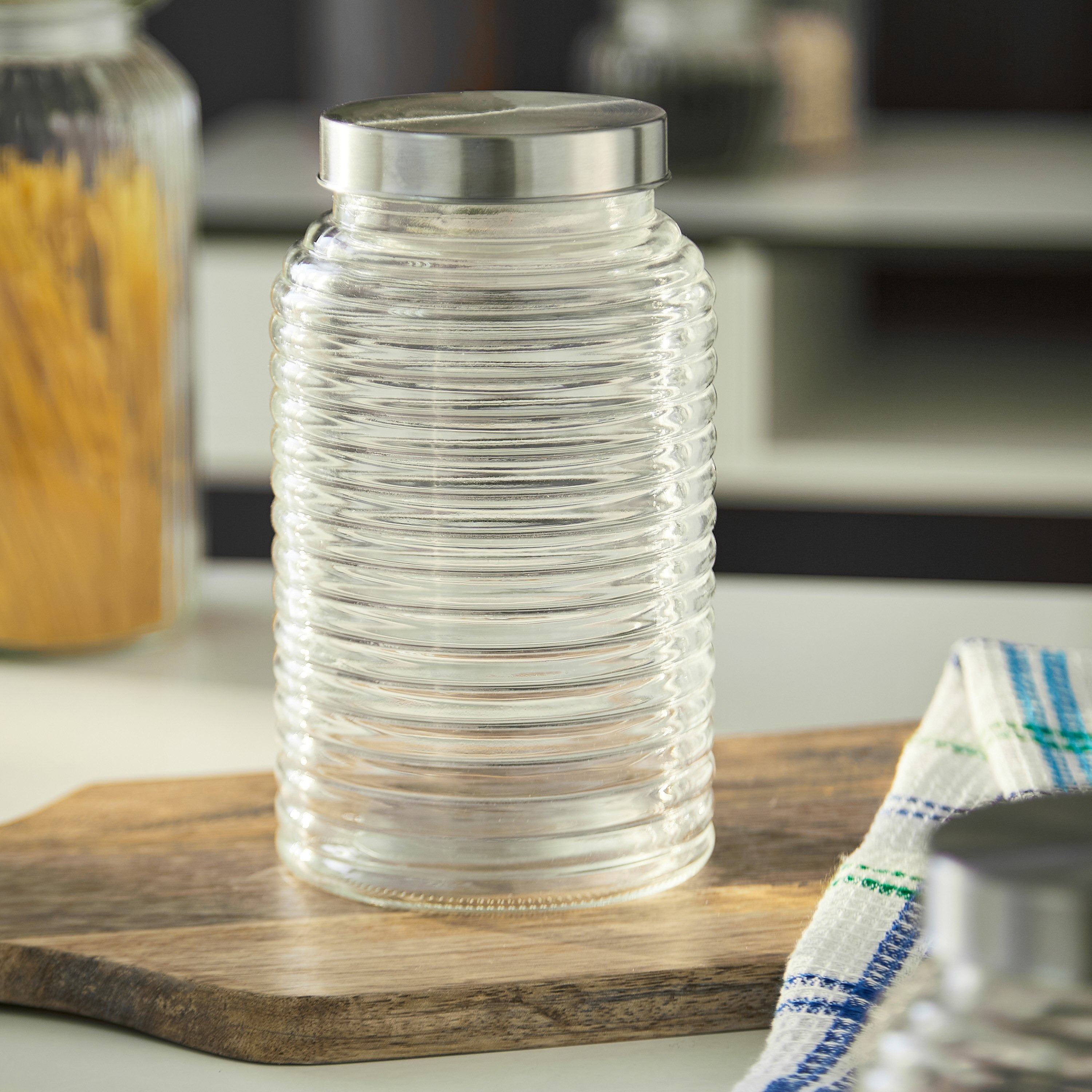 حاوية زجاجية محكمة الغلق - 1.25 لتر-hbxhomeware-hbxkitchen-image-2