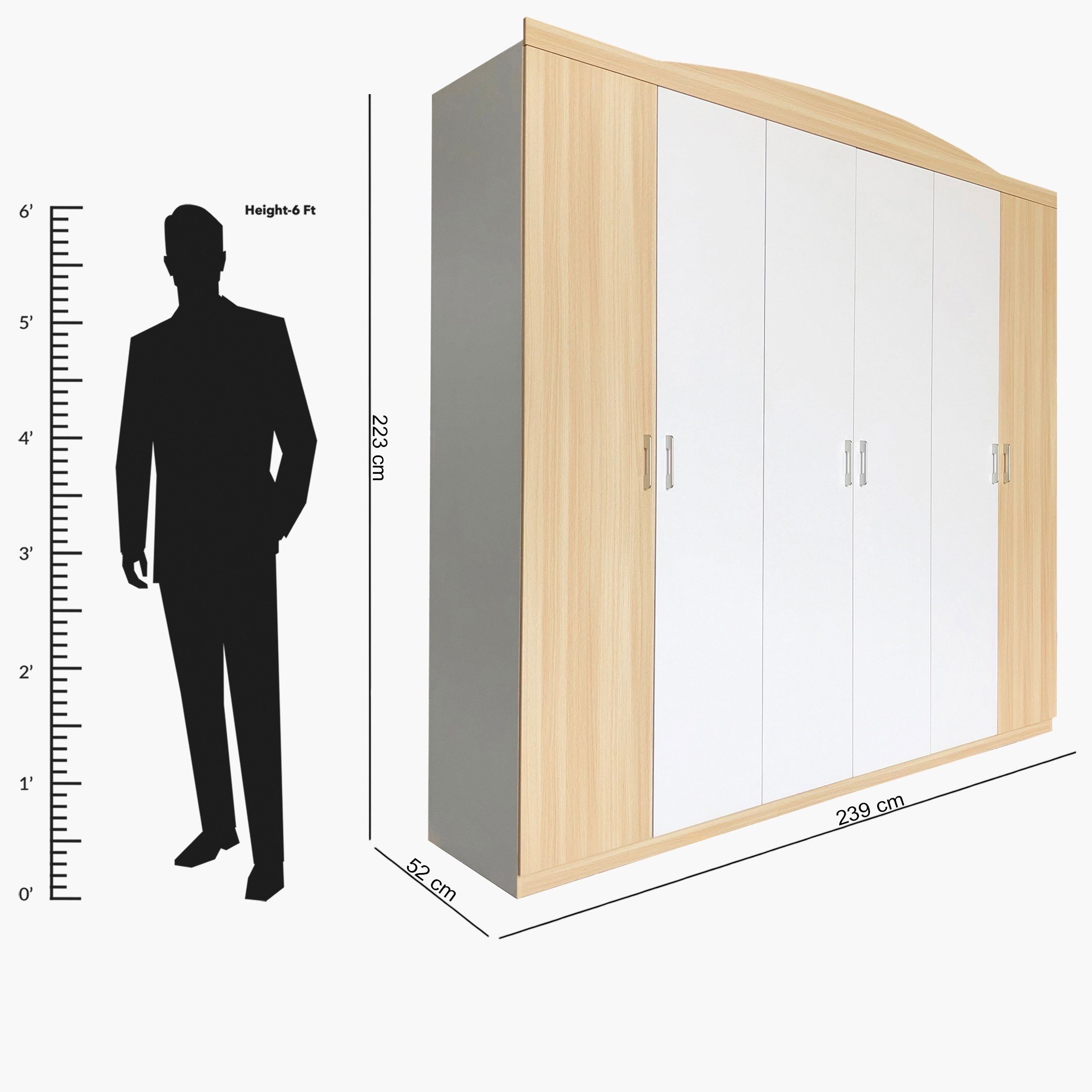 خزانة ملابس 6 أبواب - تامبو من موڤو -hbxfurniture-wardrobes-image-5