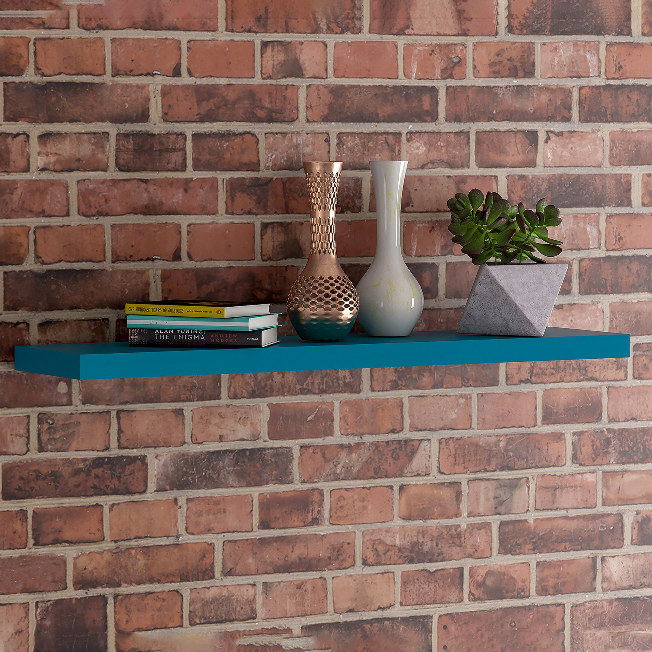 رف حائط من ألوان - 100x23.5x3.8 سم-hbxfurniture-mediaunitsandstorage-wallshelves-image-1