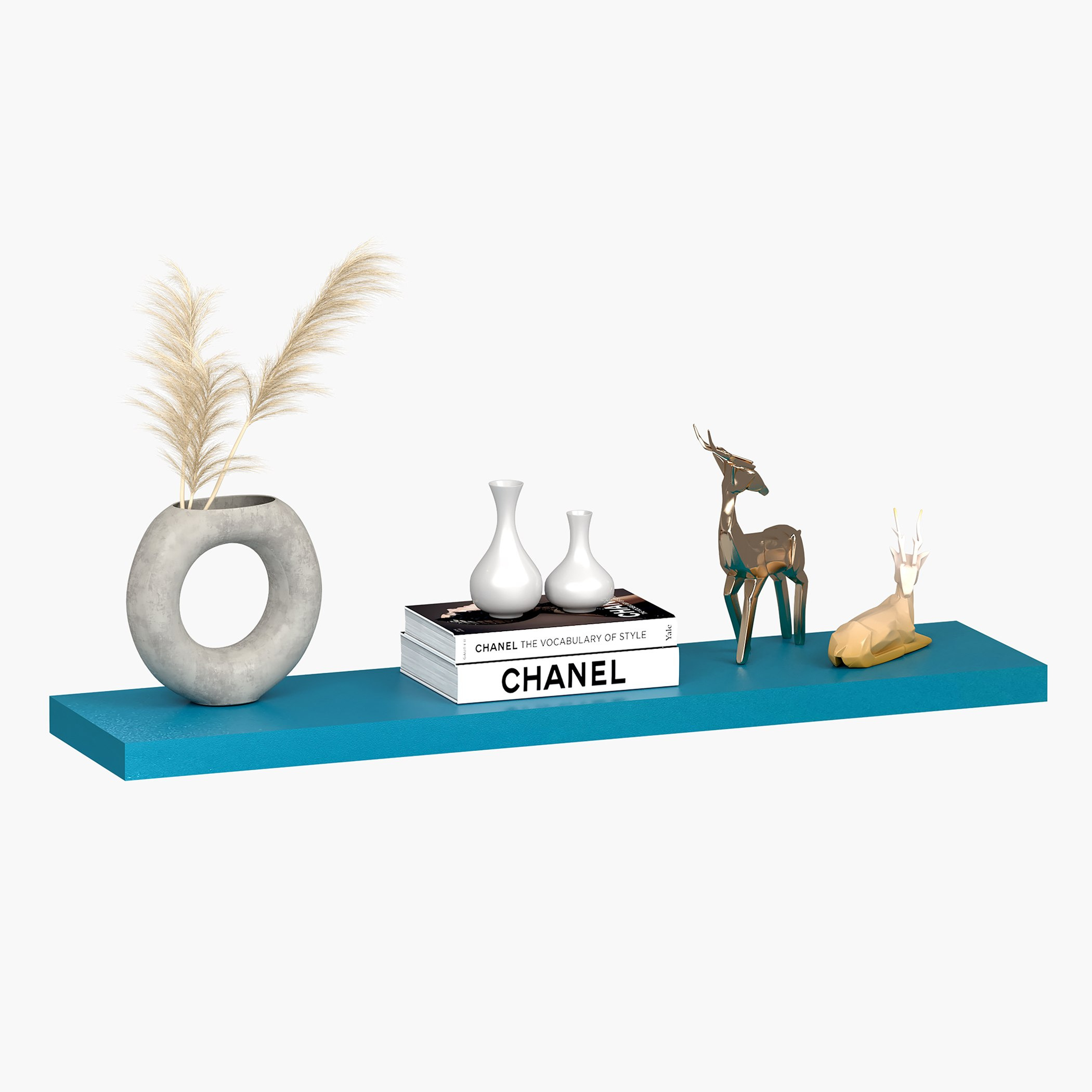 رف حائط من ألوان - 100x23.5x3.8 سم-hbxfurniture-mediaunitsandstorage-wallshelves-image-2