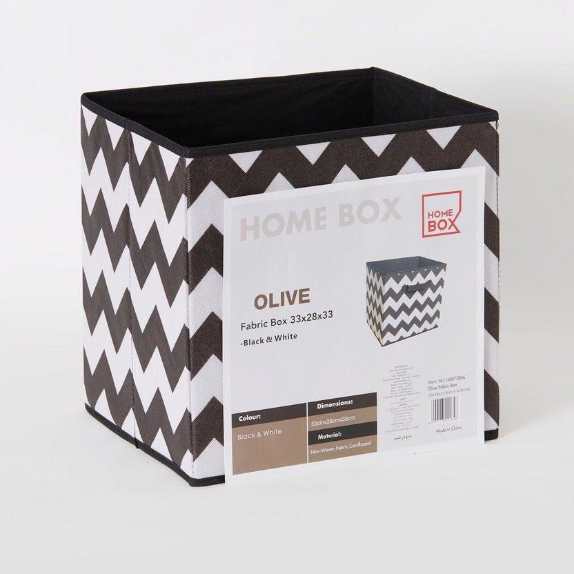 Olive Fabric Box - 33x28x33 cm-Storage-image-5