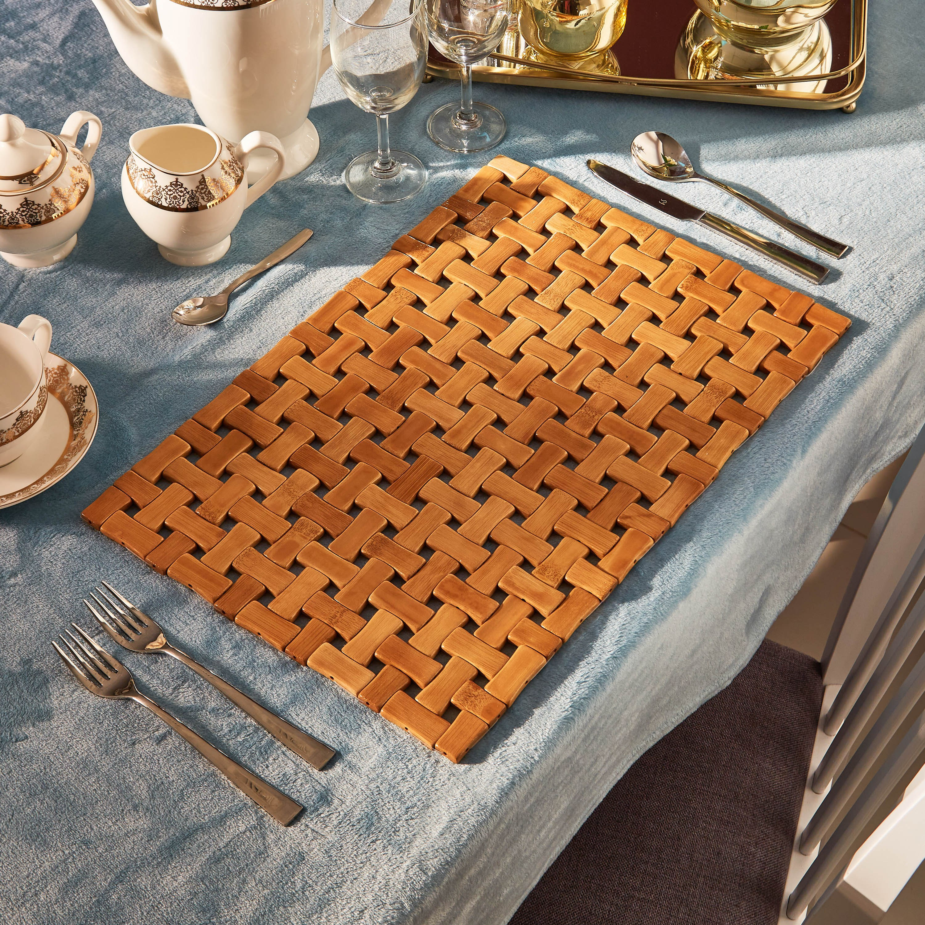 لبادة صحون خيزران من ناتشورا دين - 30x45 سم-hbxdecorandfurnishings-homefurnishings-tablelinens-image-1