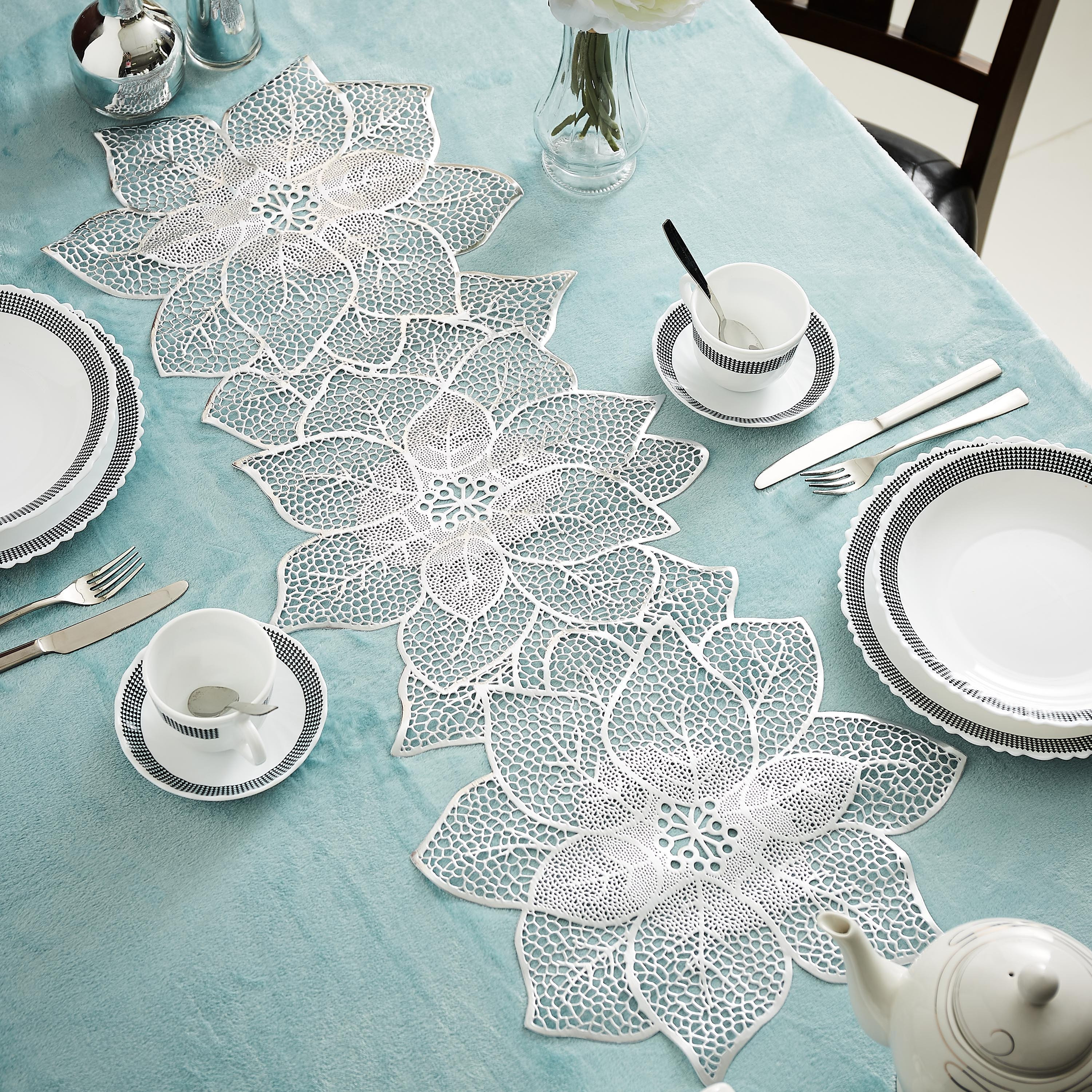 مفرش طاولة بي في سي من آفا - 35x90 سم-hbxdecorandfurnishings-homefurnishings-tablelinens-image-1
