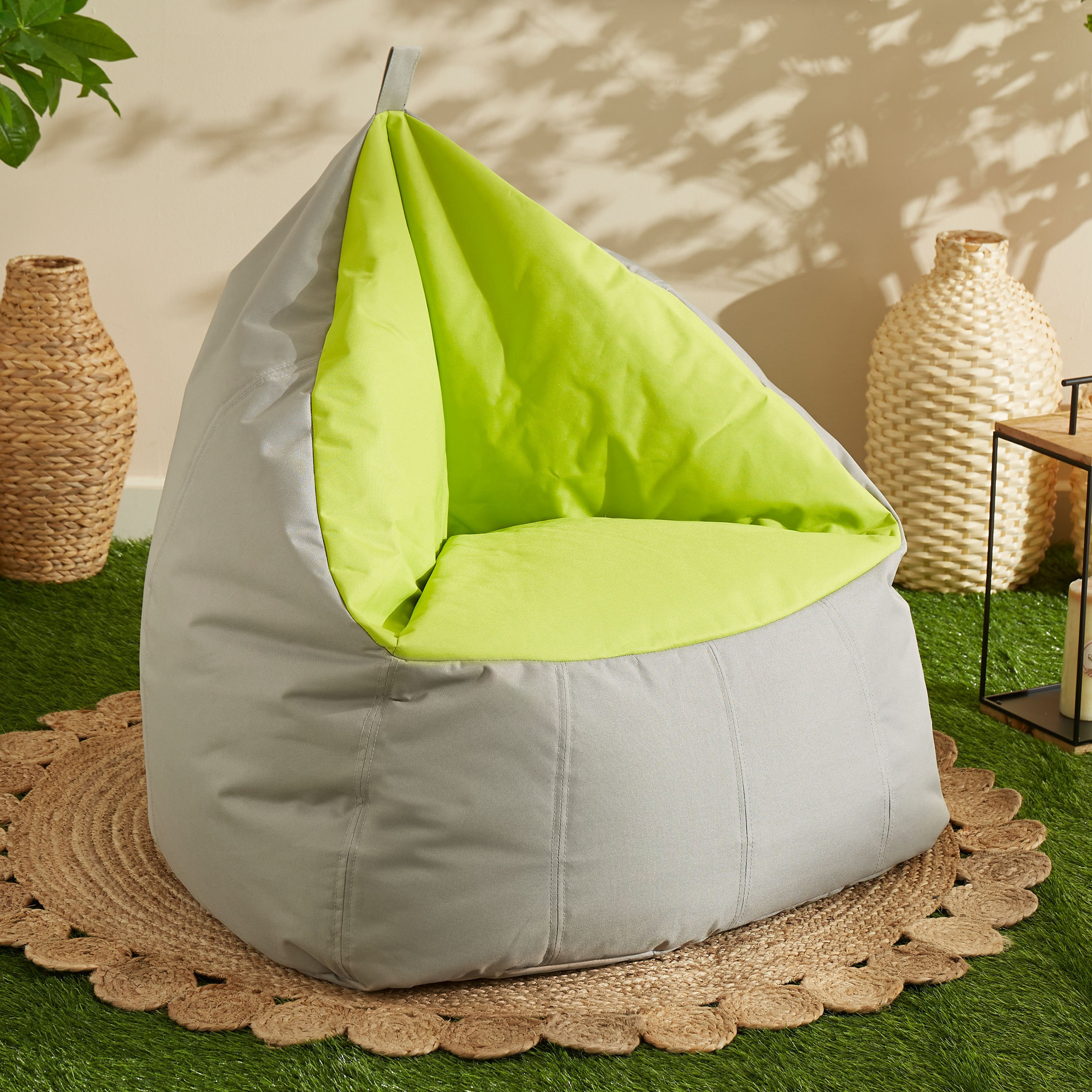 small bean bag footstool