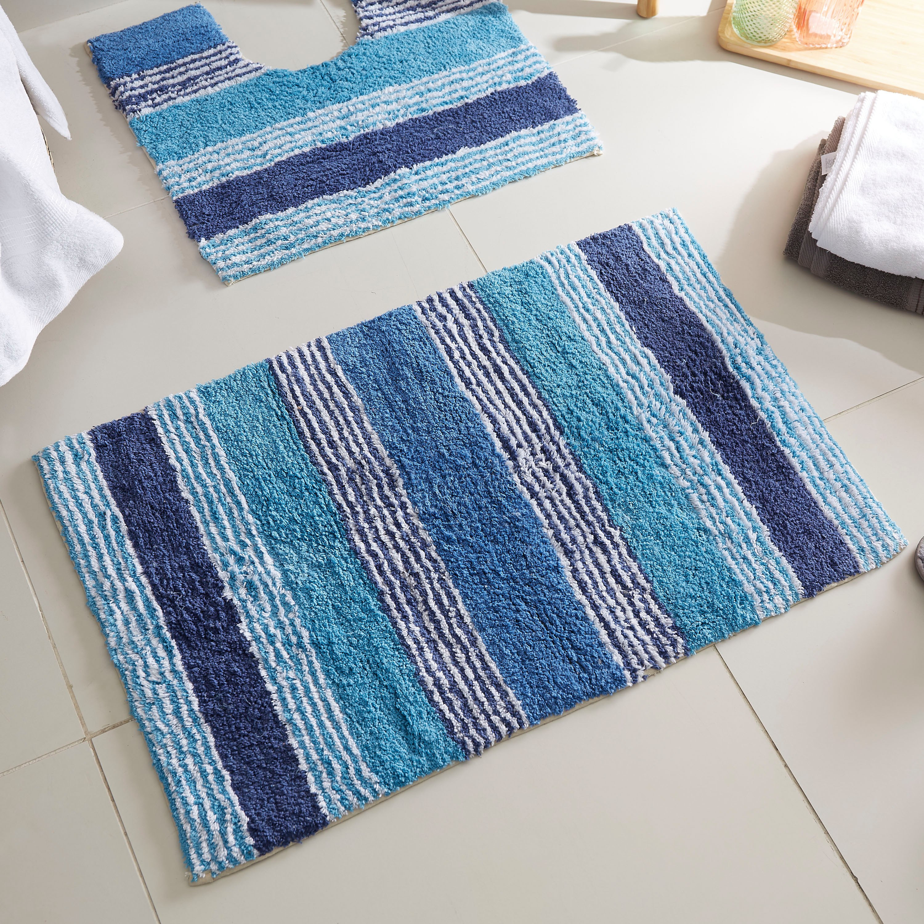 طقم سجّاد حمّام قطعتين قطن من ديف - 50x80+40 سم-hbxbedroom-floorcoverings-bathmats-image-2