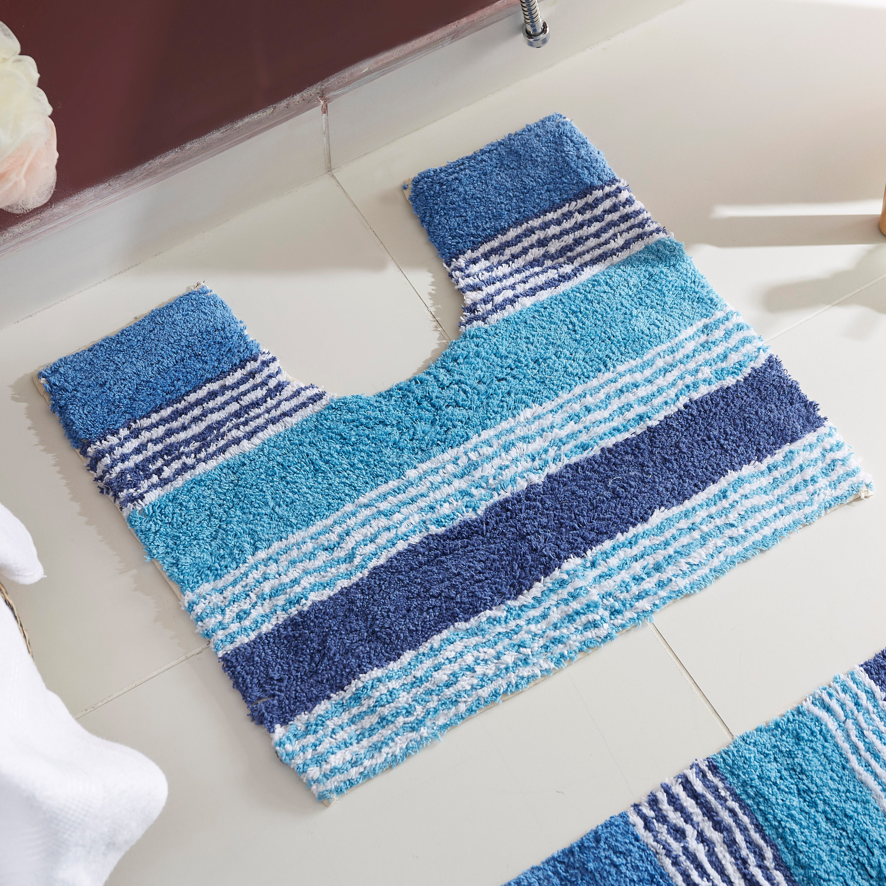 طقم سجّاد حمّام قطعتين قطن من ديف - 50x80+40 سم-hbxbedroom-floorcoverings-bathmats-image-3