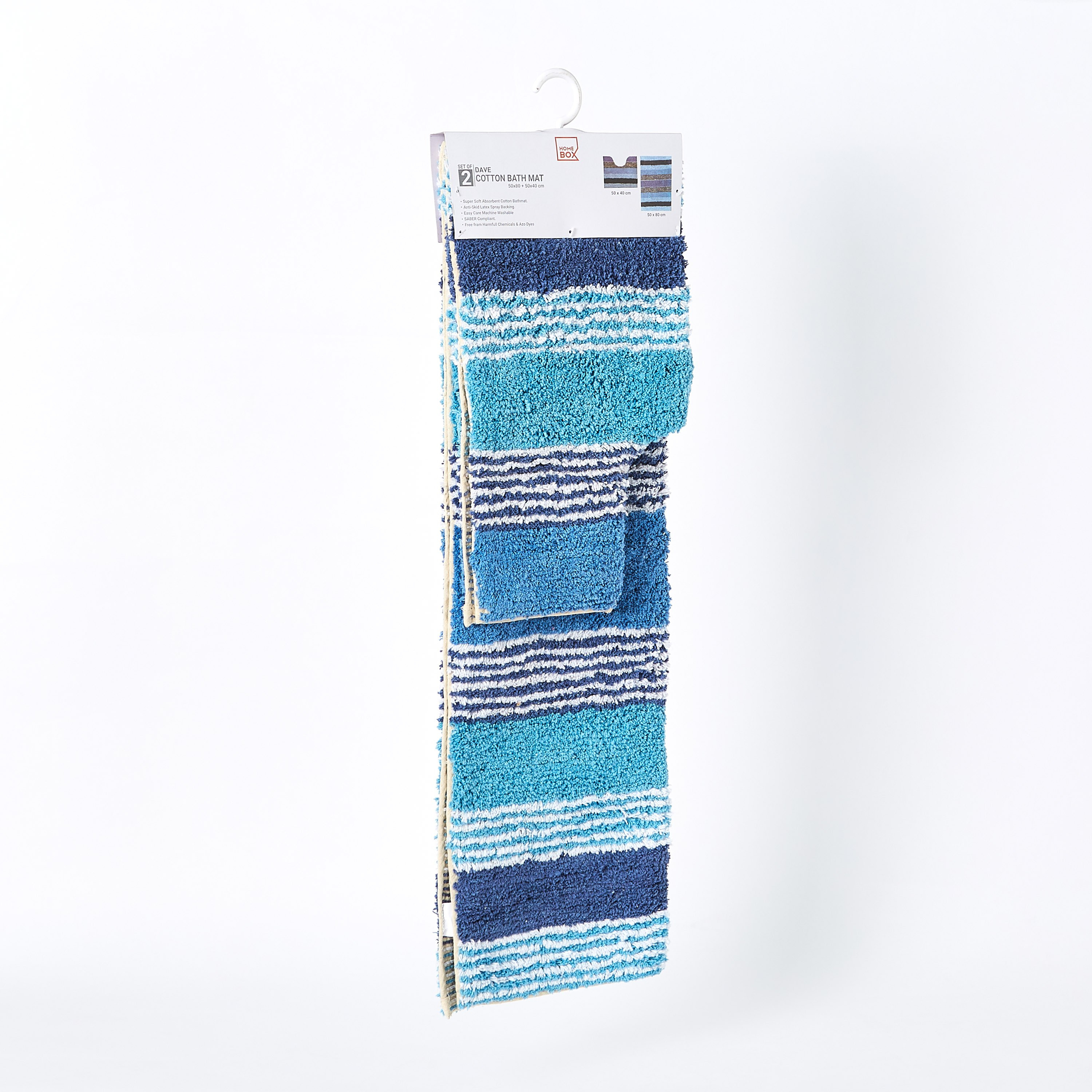 طقم سجّاد حمّام قطعتين قطن من ديف - 50x80+40 سم-hbxbedroom-floorcoverings-bathmats-image-6
