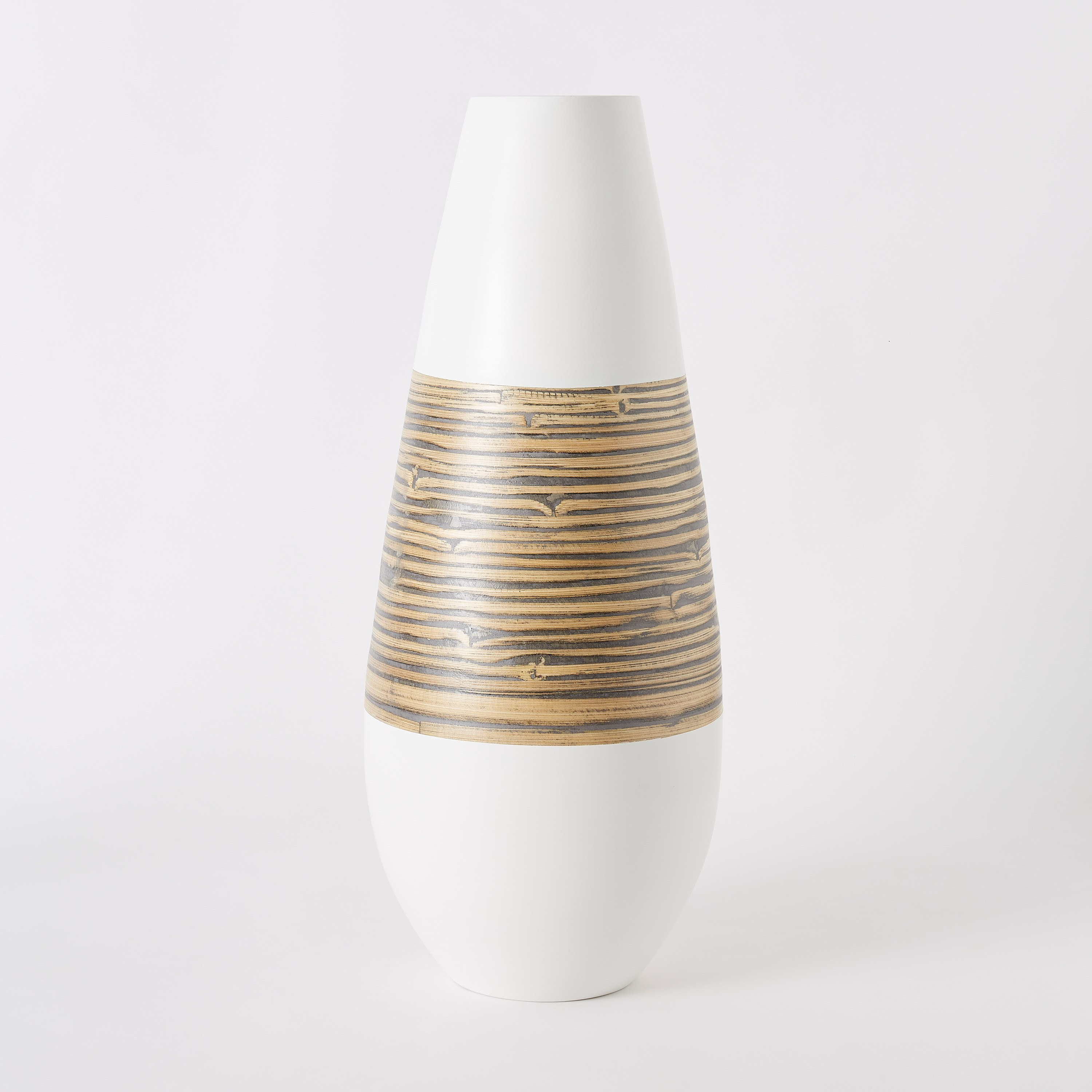 Natura Bamboo Tall Urn Vase - 24x60 cm-hbxhomeware-hbxdecorandfurnishings-image-5