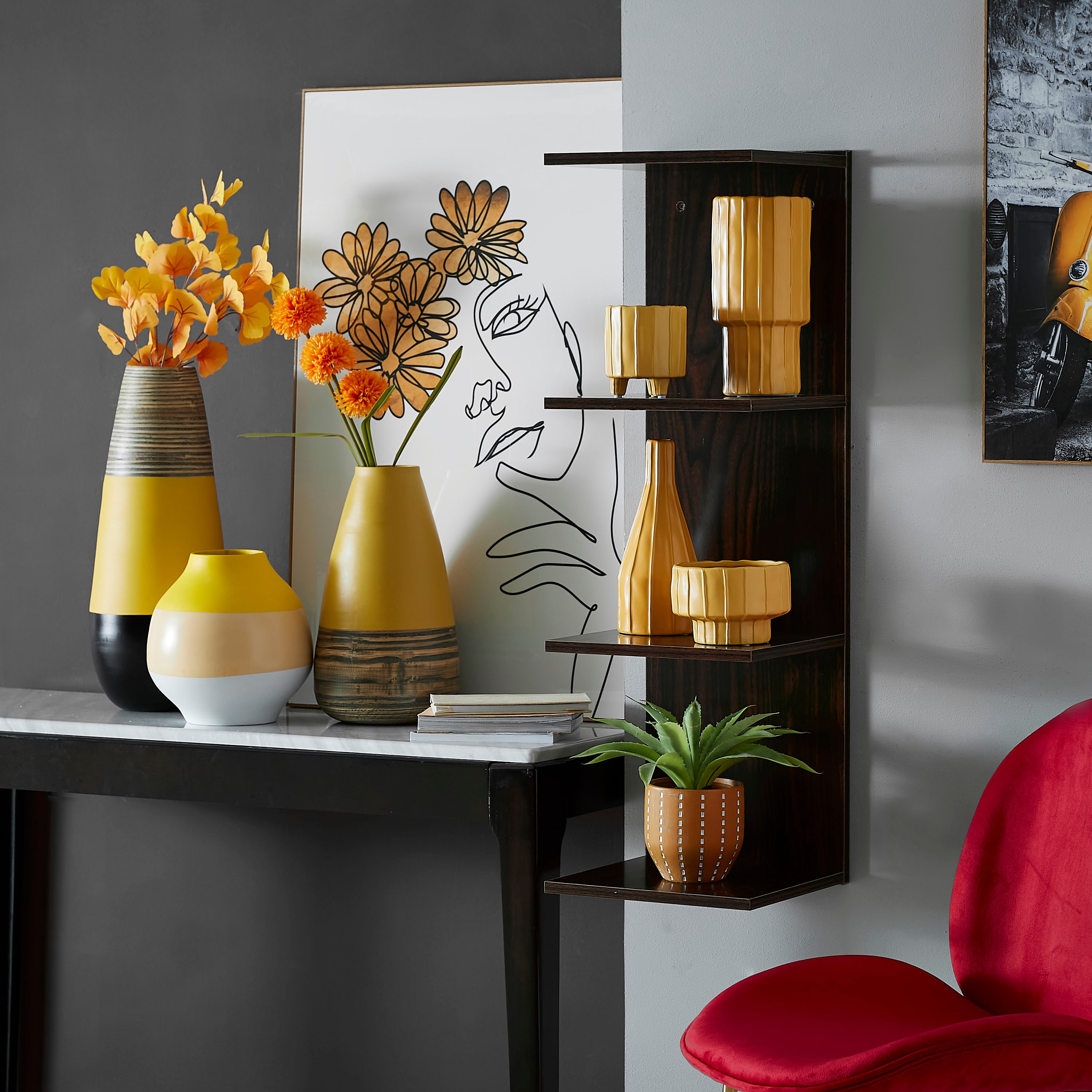 مزهرية خيزران مخروطية من ناتورا - 20x50 سم-hbxhomeware-hbxdecorandfurnishings-image-4
