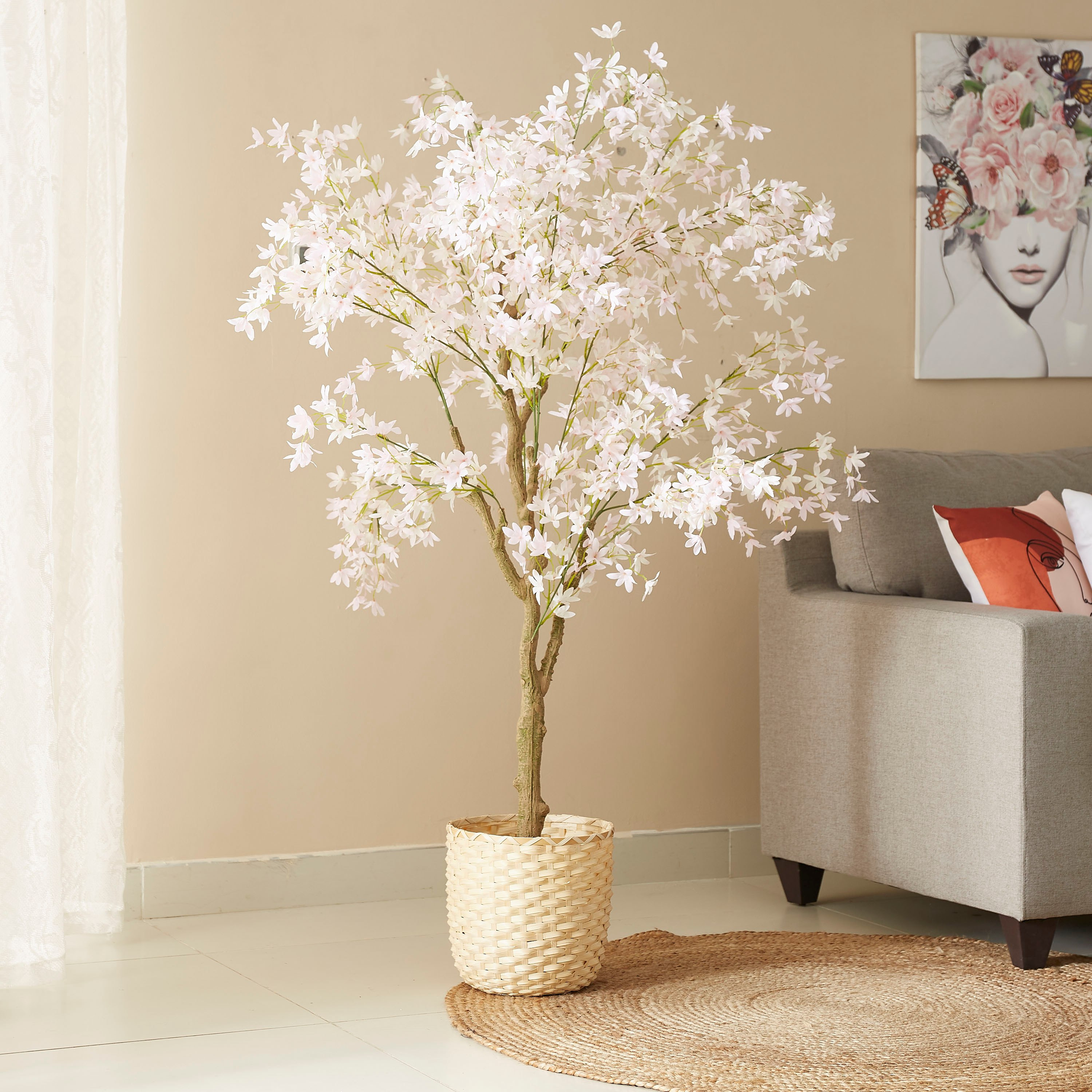 شجرة أونسيديوم صناعية من تيودورا - 180 سم-hbxdecorandfurnishings-homeaccessories-artificialflowersandplants-image-2