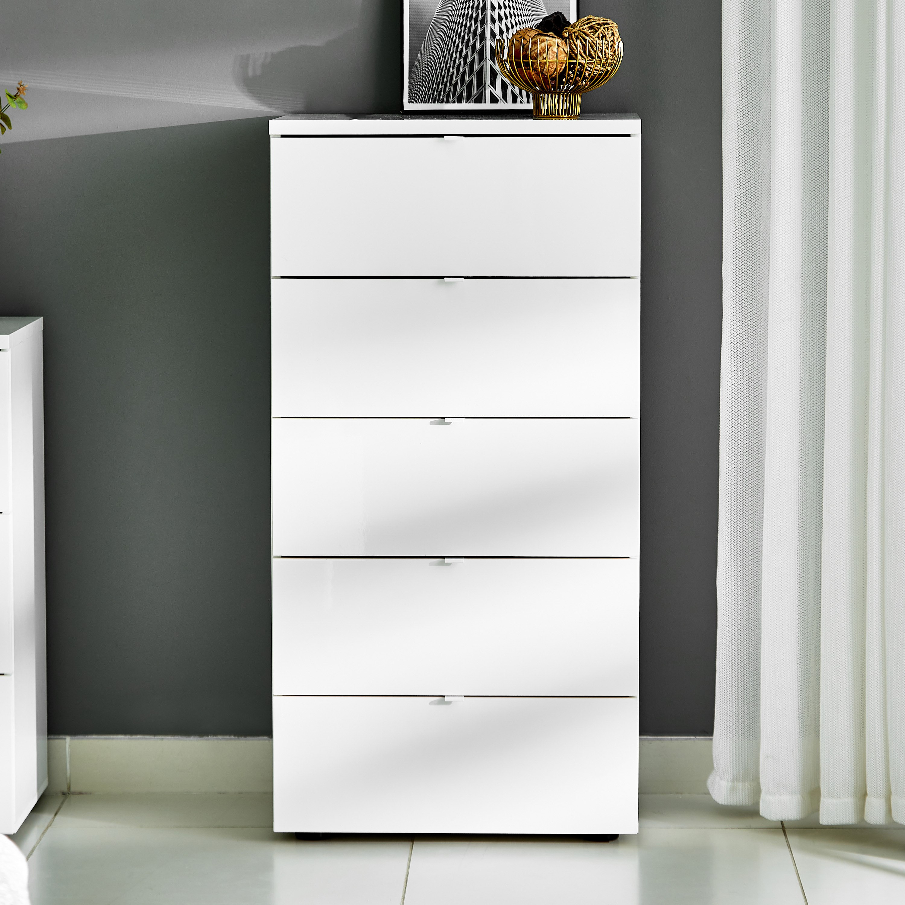 وحدة تخزين 5 أدراج من هامبورج-hbxfurniture-dressersandchests-chestofdrawers-image-2