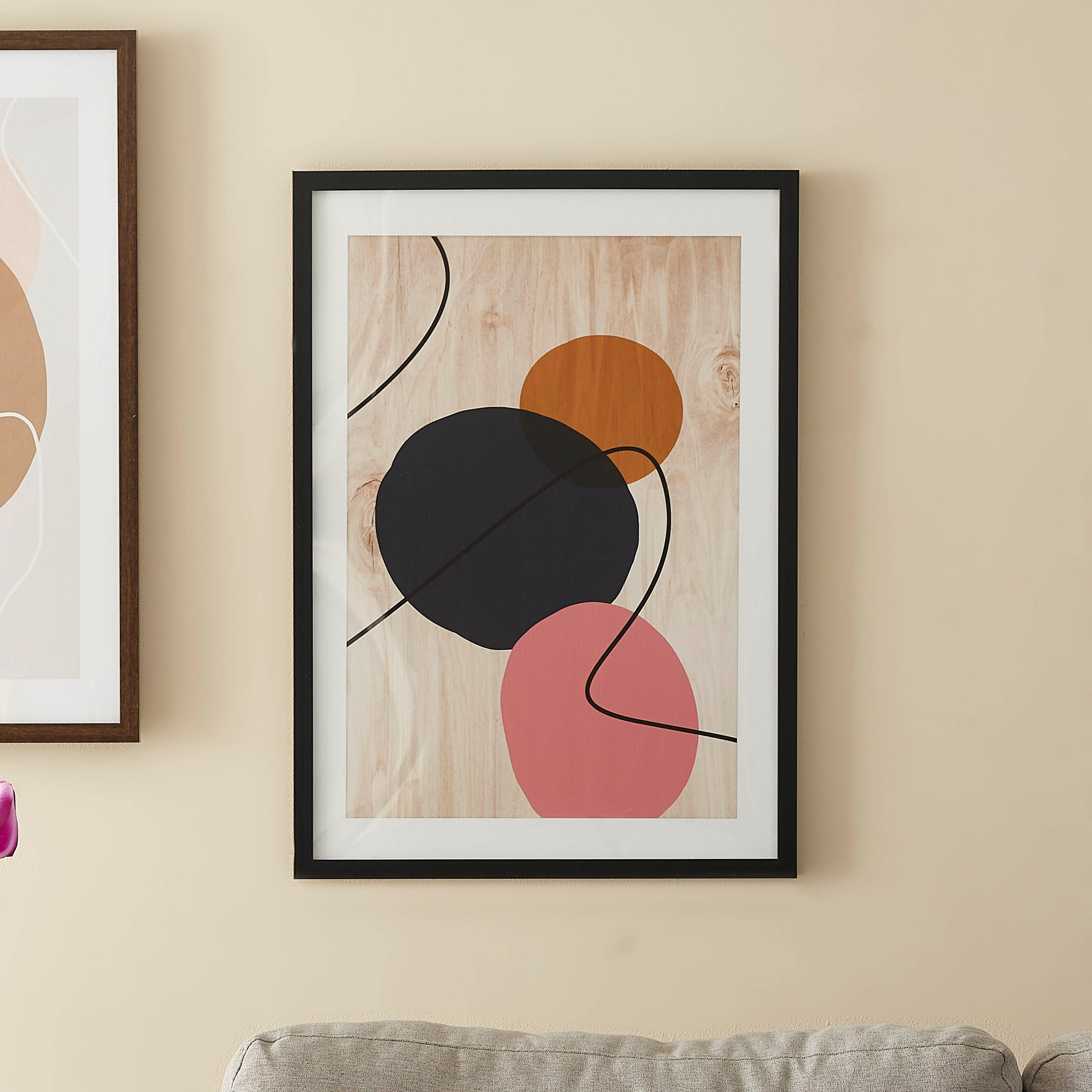 لوحة كانفاس مؤطرة بإطار وطبعات تجريدية من كورديال - 50x3x70 سم-hbxhomeware-hbxdecorandfurnishings-image-1