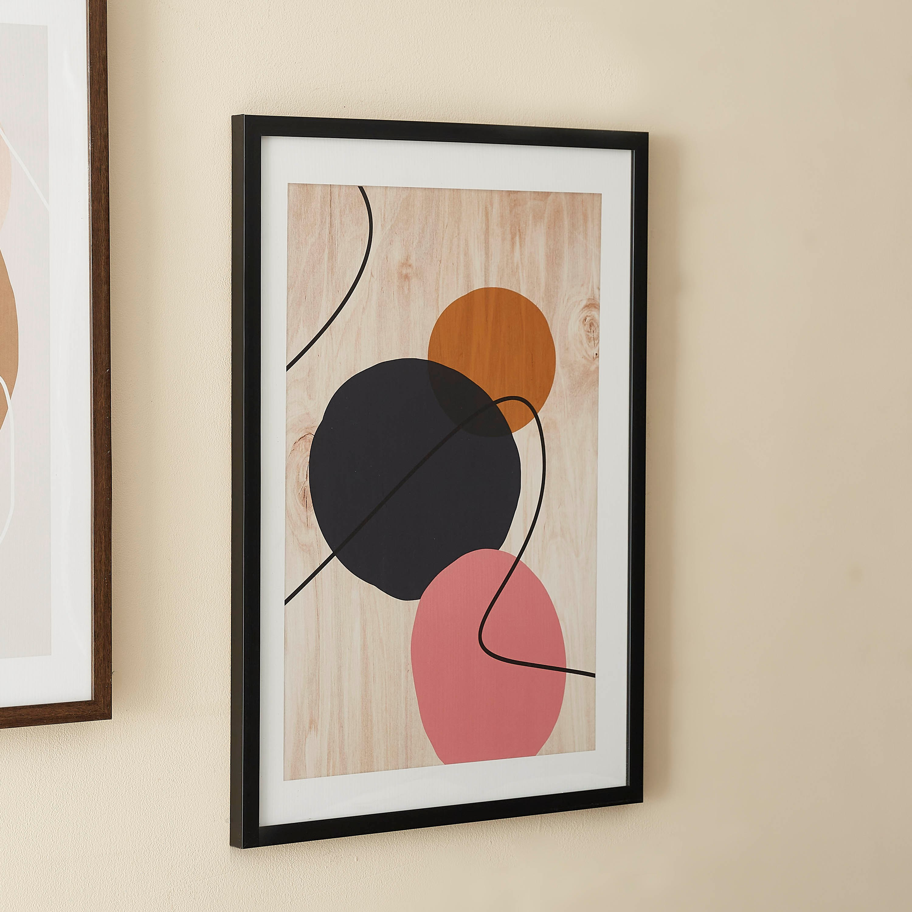 لوحة كانفاس مؤطرة بإطار وطبعات تجريدية من كورديال - 50x3x70 سم-hbxhomeware-hbxdecorandfurnishings-image-2