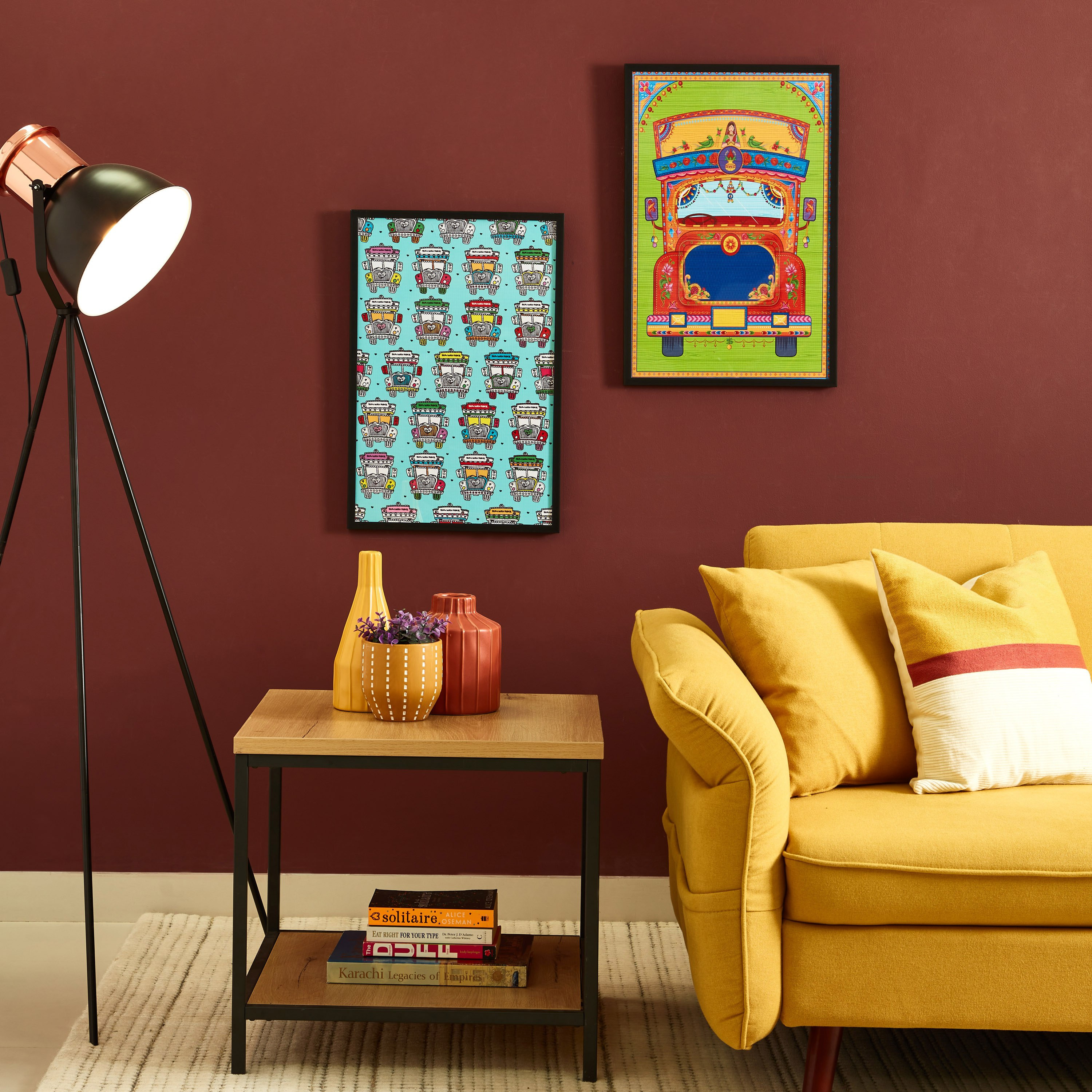 لوحة كانفاس مؤطرة لوري من إندي فايب - 40x3x60 سم-hbxhomeware-hbxdecorandfurnishings-image-4