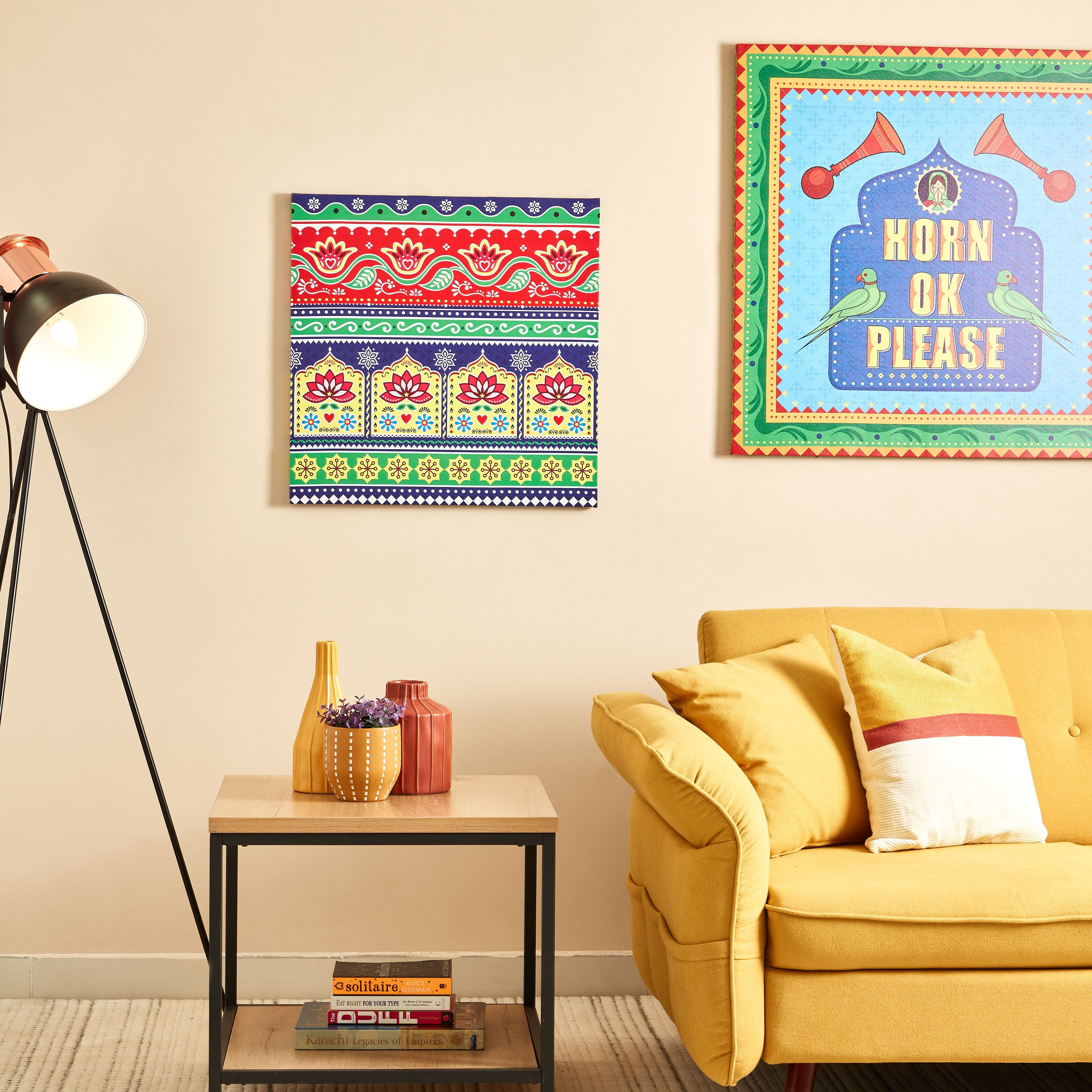 لوحة كانفاس مؤطرة من إندي فايب - 60x3x60 سم-hbxhomeware-hbxdecorandfurnishings-image-4
