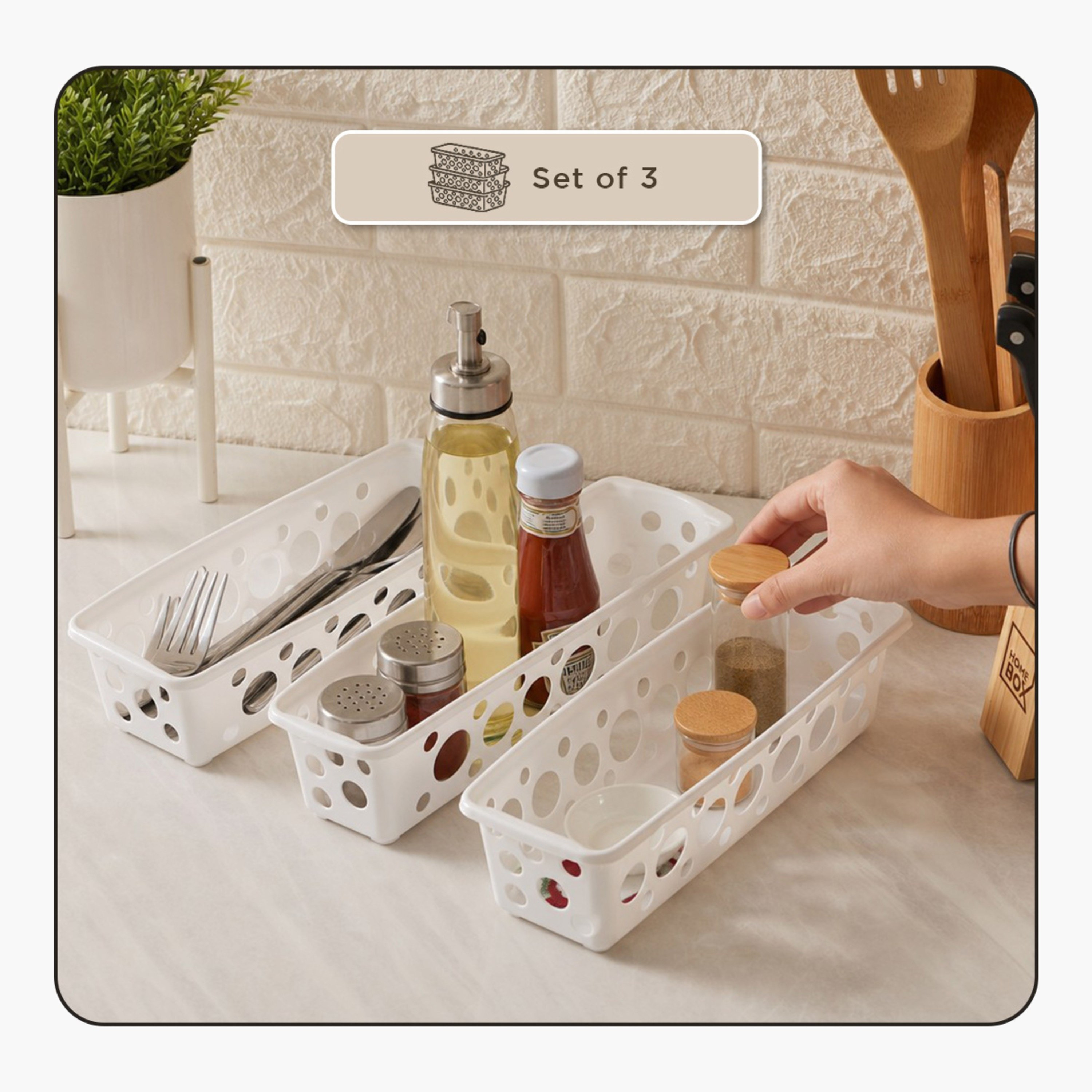 طقم سلال متعدد الاستخدامات 3 قطع من سبيكترا - 25x7x7 سم-hbxhomeware-hbxkitchen-image-6