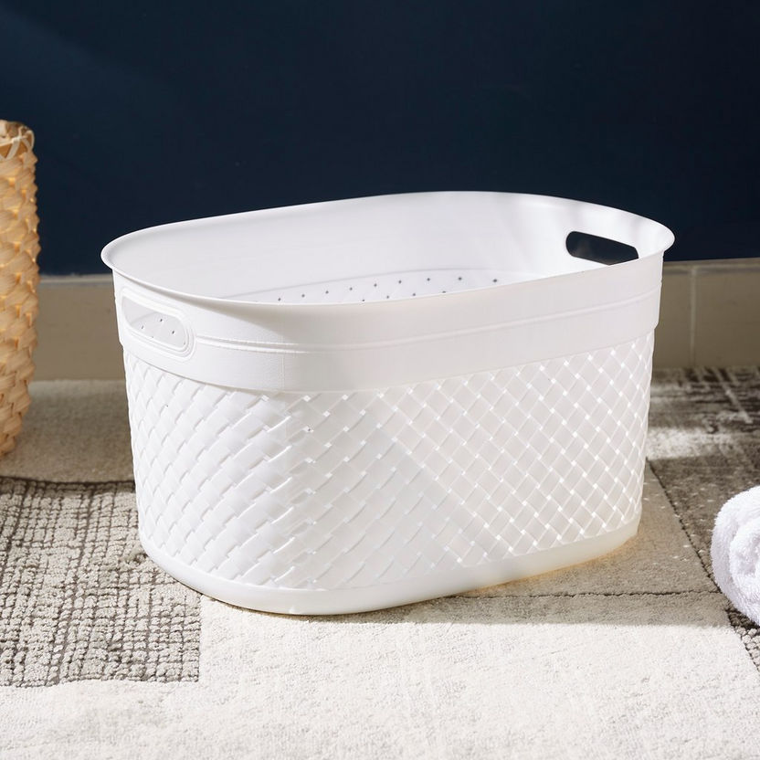 Tidy Laundry Hamper with Lid - 18 L-Laundry Hampers-image-0