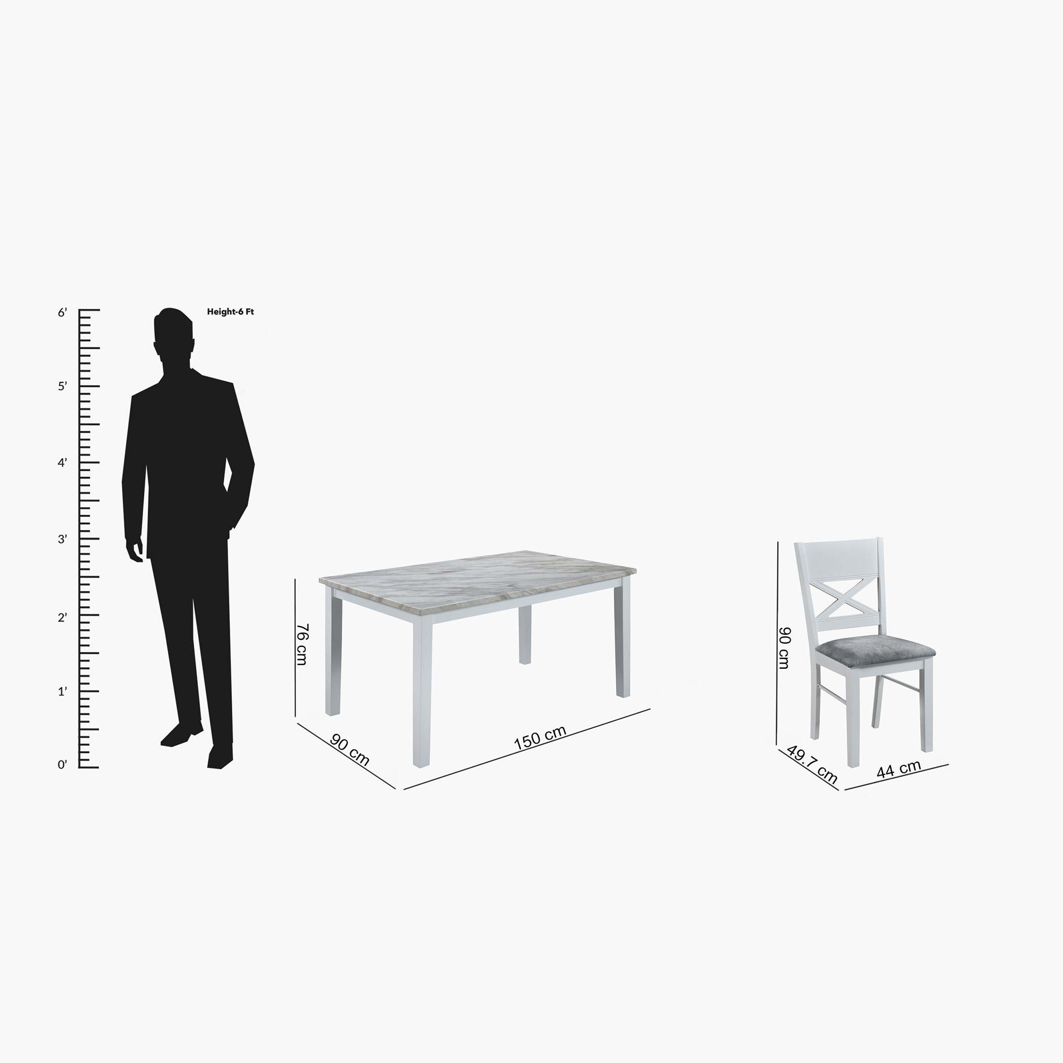 طقم سفرة 6 مقاعد من هنري-hbxfurniture-diningtablesandsets-diningsets-sixseater-image-5